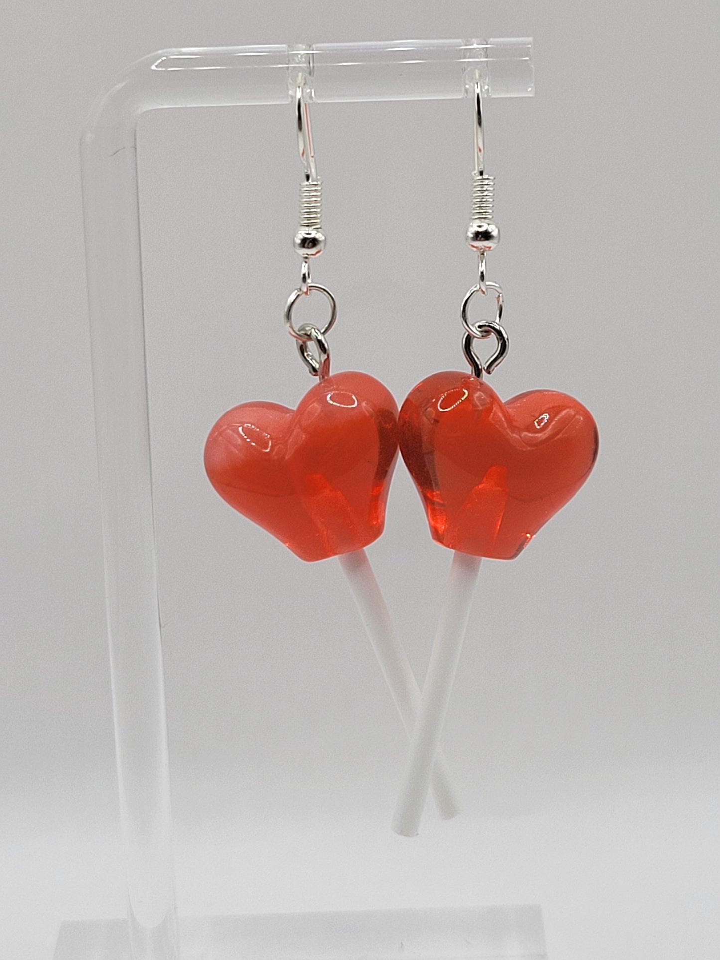 Boucles d'oreilles en forme de coeur