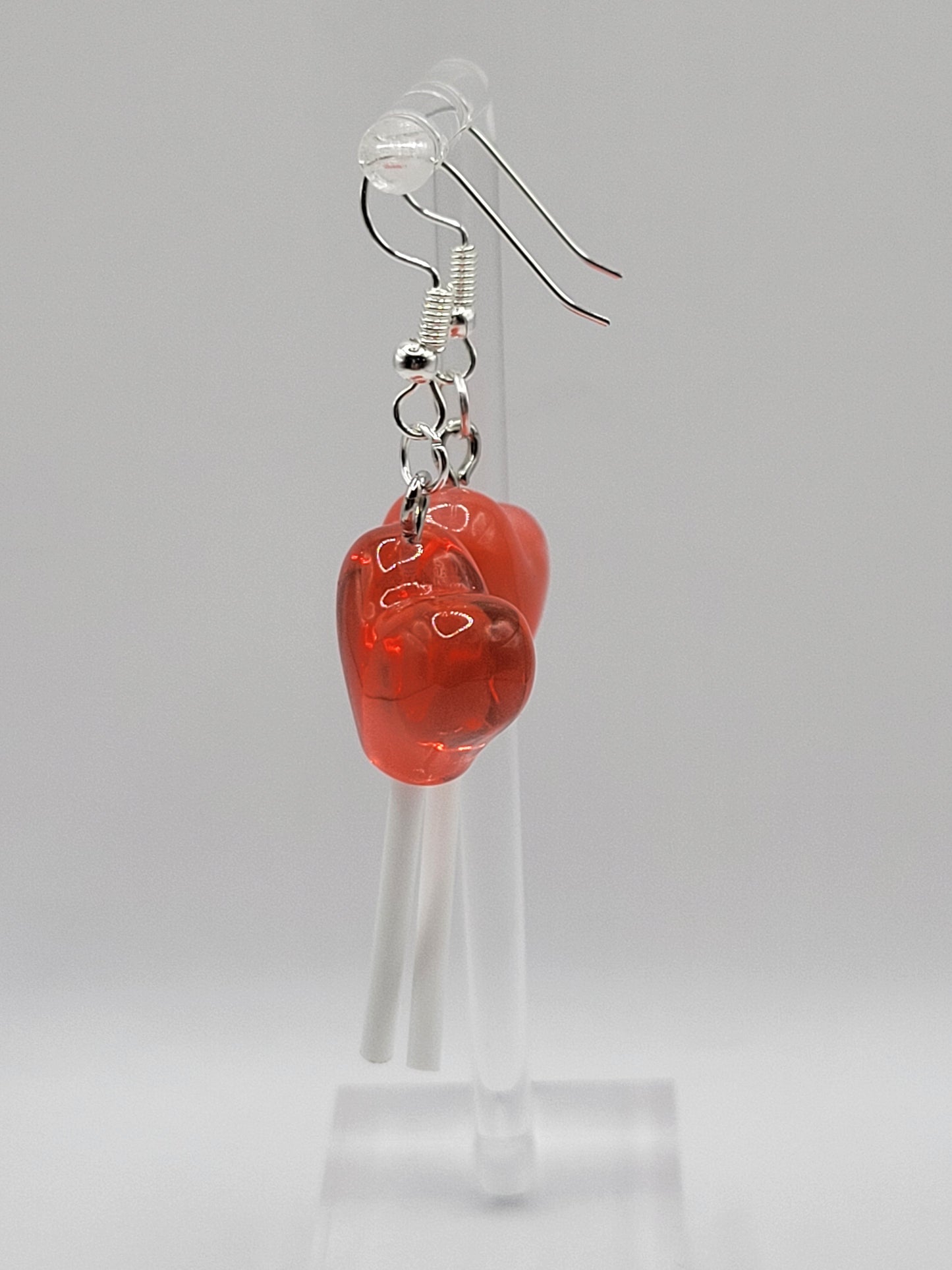 Boucles d'oreilles en forme de coeur