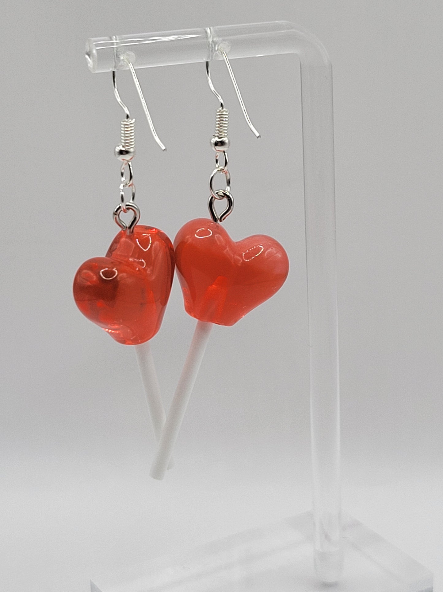 Boucles d'oreilles en forme de coeur