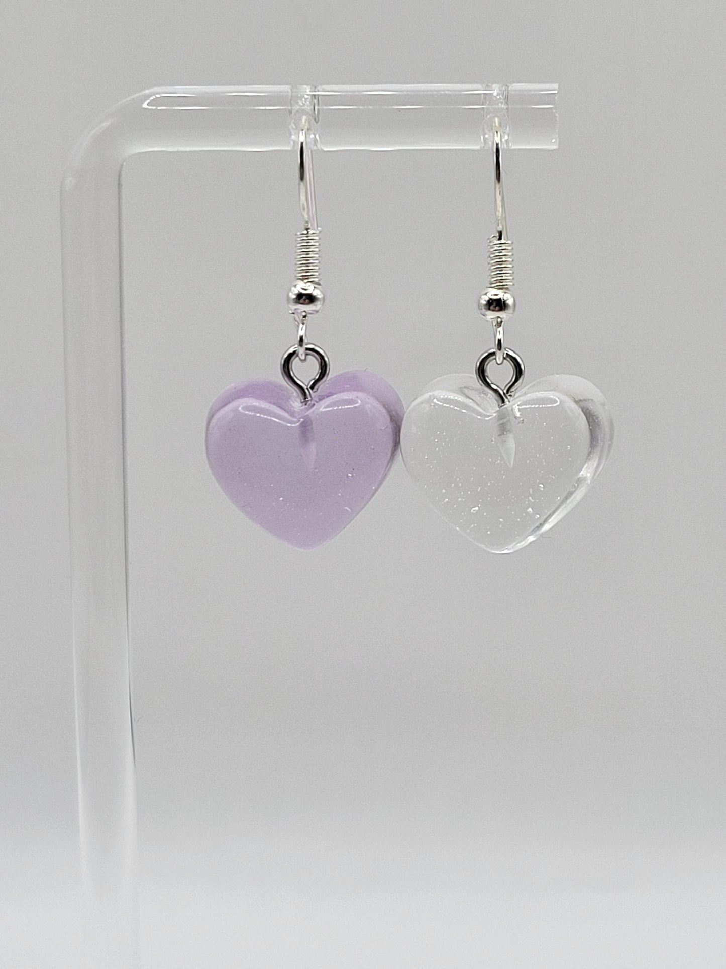 Mismatched Jelly Heart Earrings