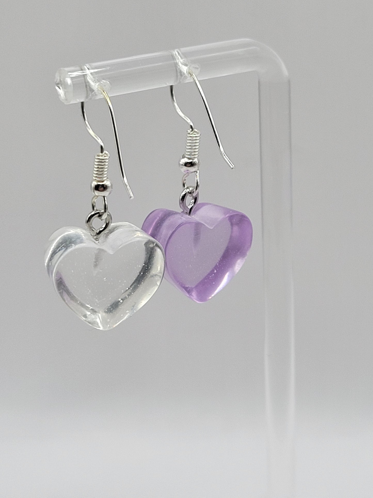 Mismatched Jelly Heart Earrings