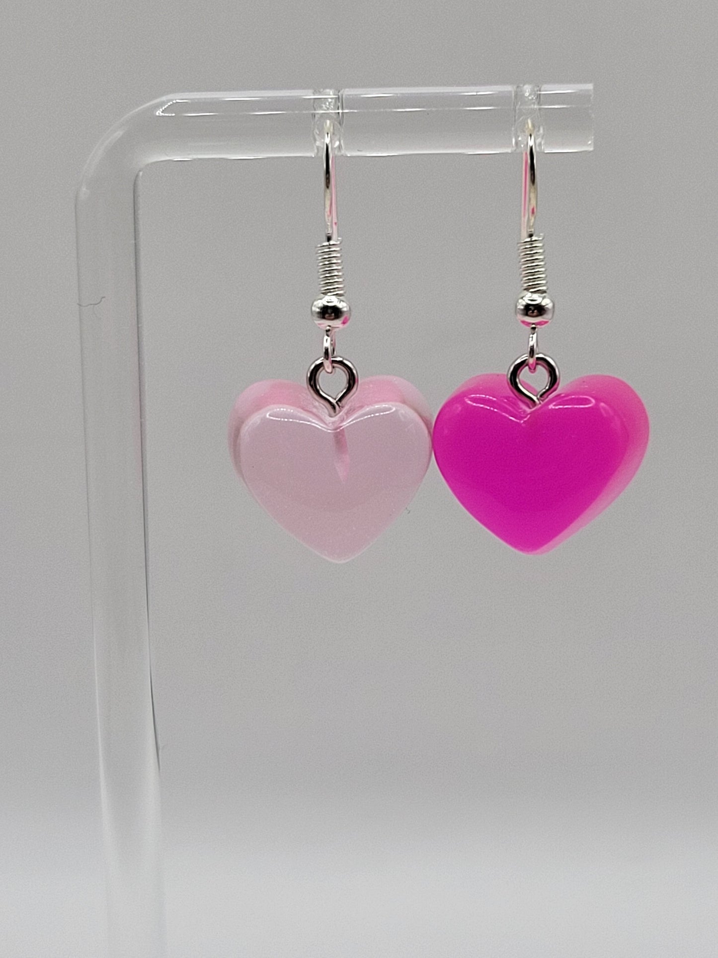 Mismatched Jelly Heart Earrings