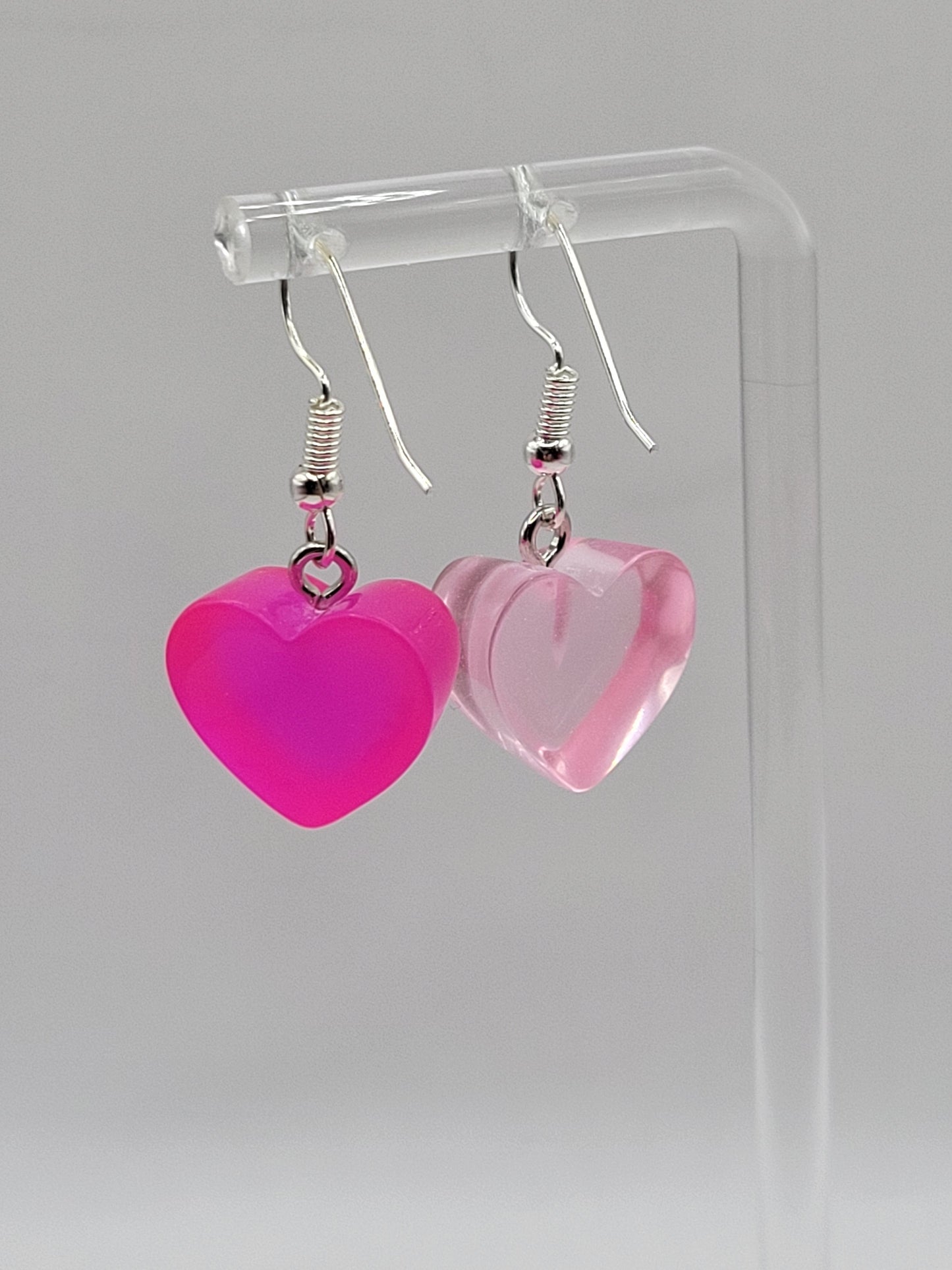 Mismatched Jelly Heart Earrings