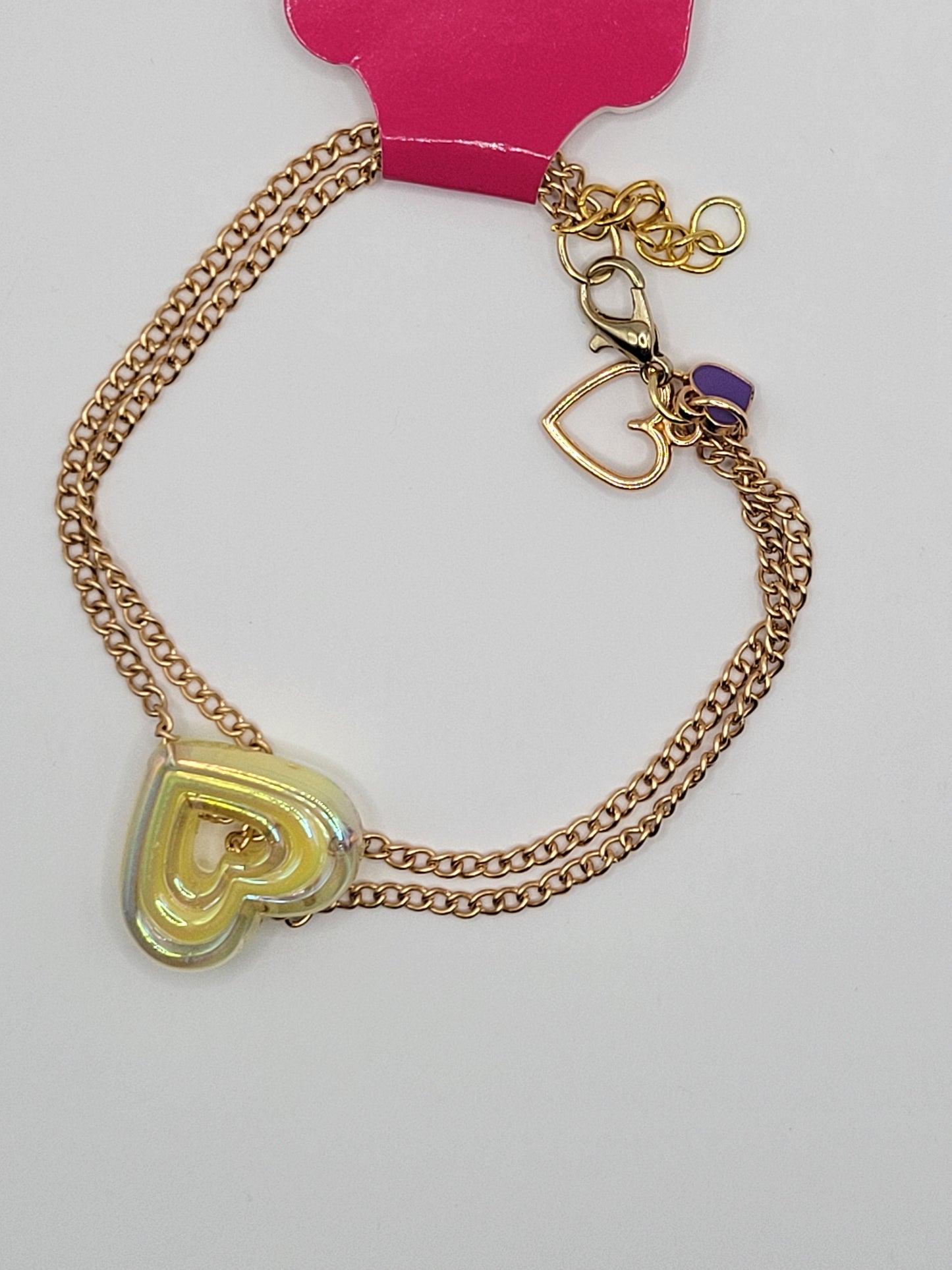 Linked Heart Bracelets