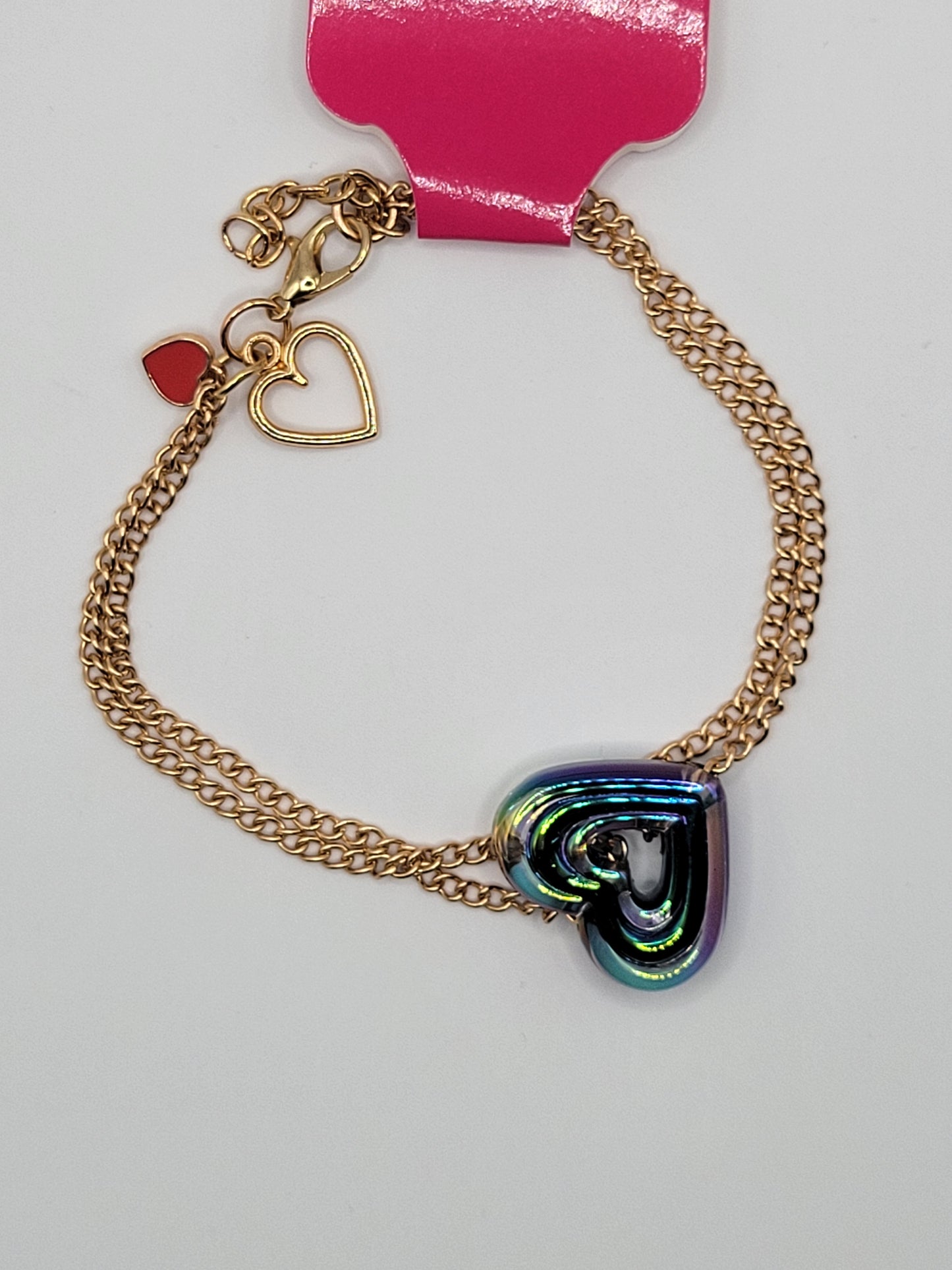 Linked Heart Bracelets