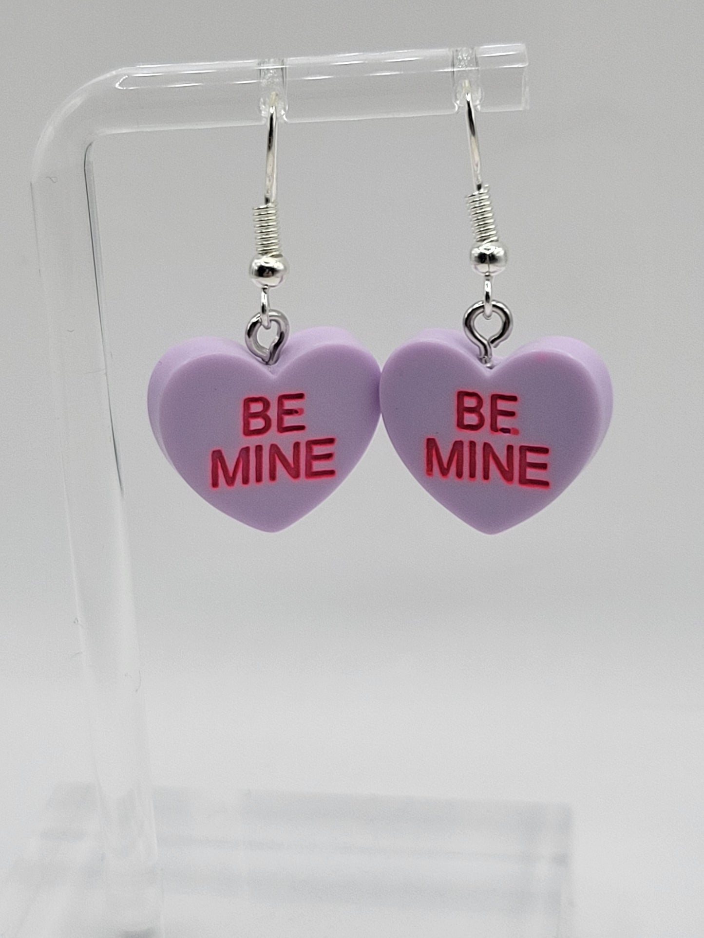 Conversational Heart Earrings