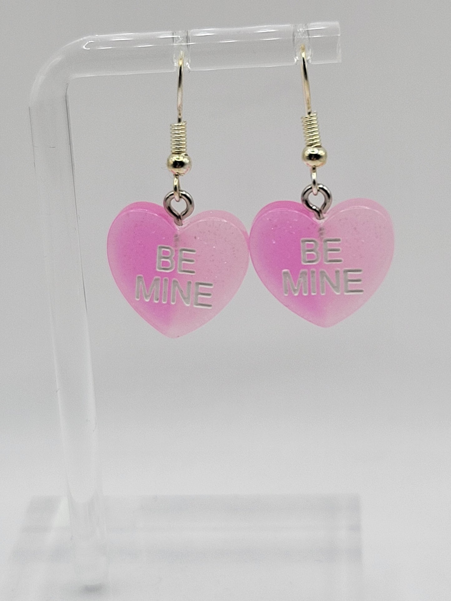 Conversational Heart Earrings