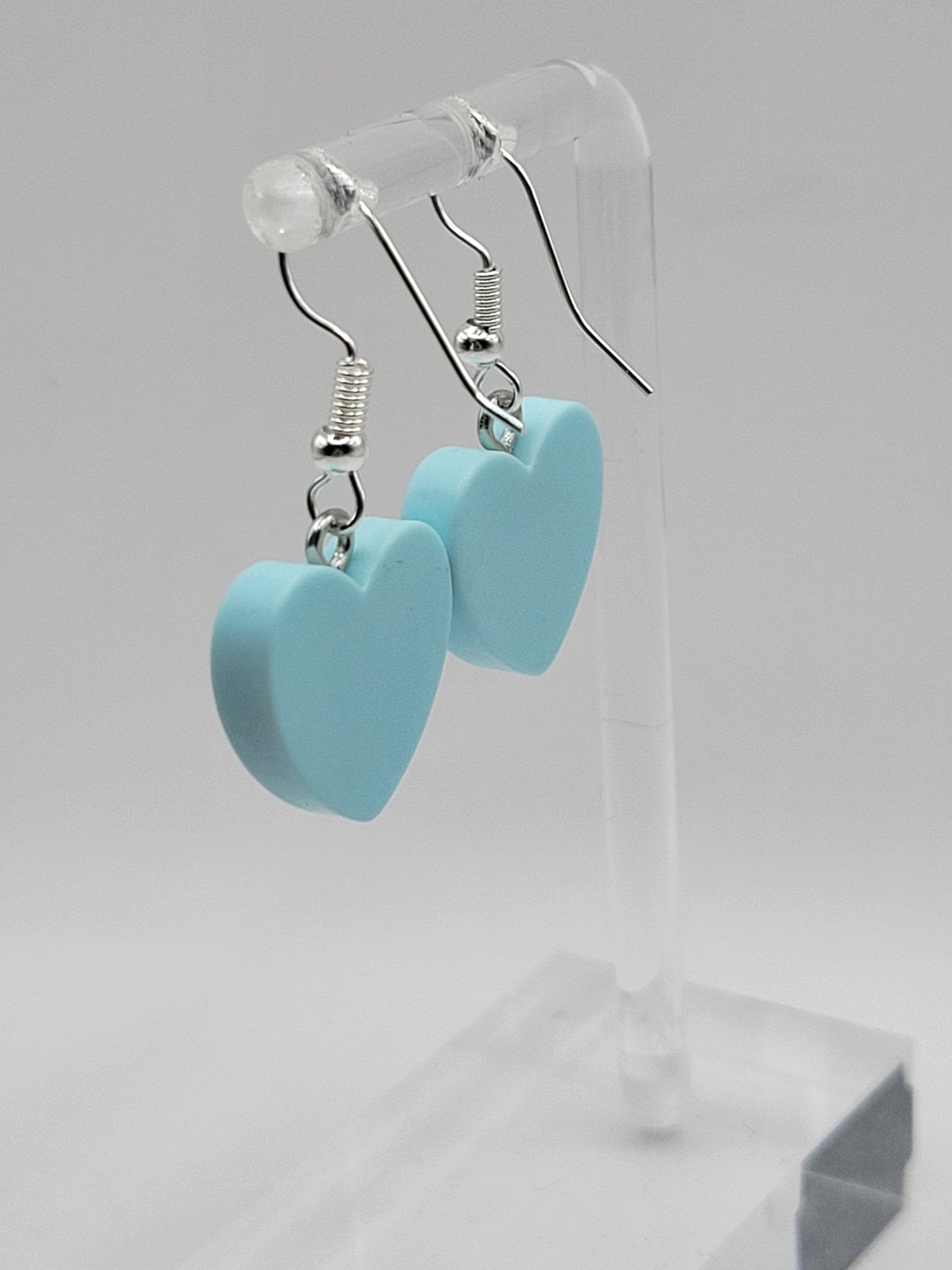 Boucles d'oreilles en forme de cœur conversationnel