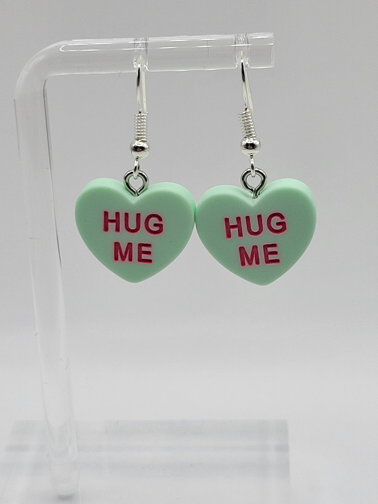 Conversational Heart Earrings