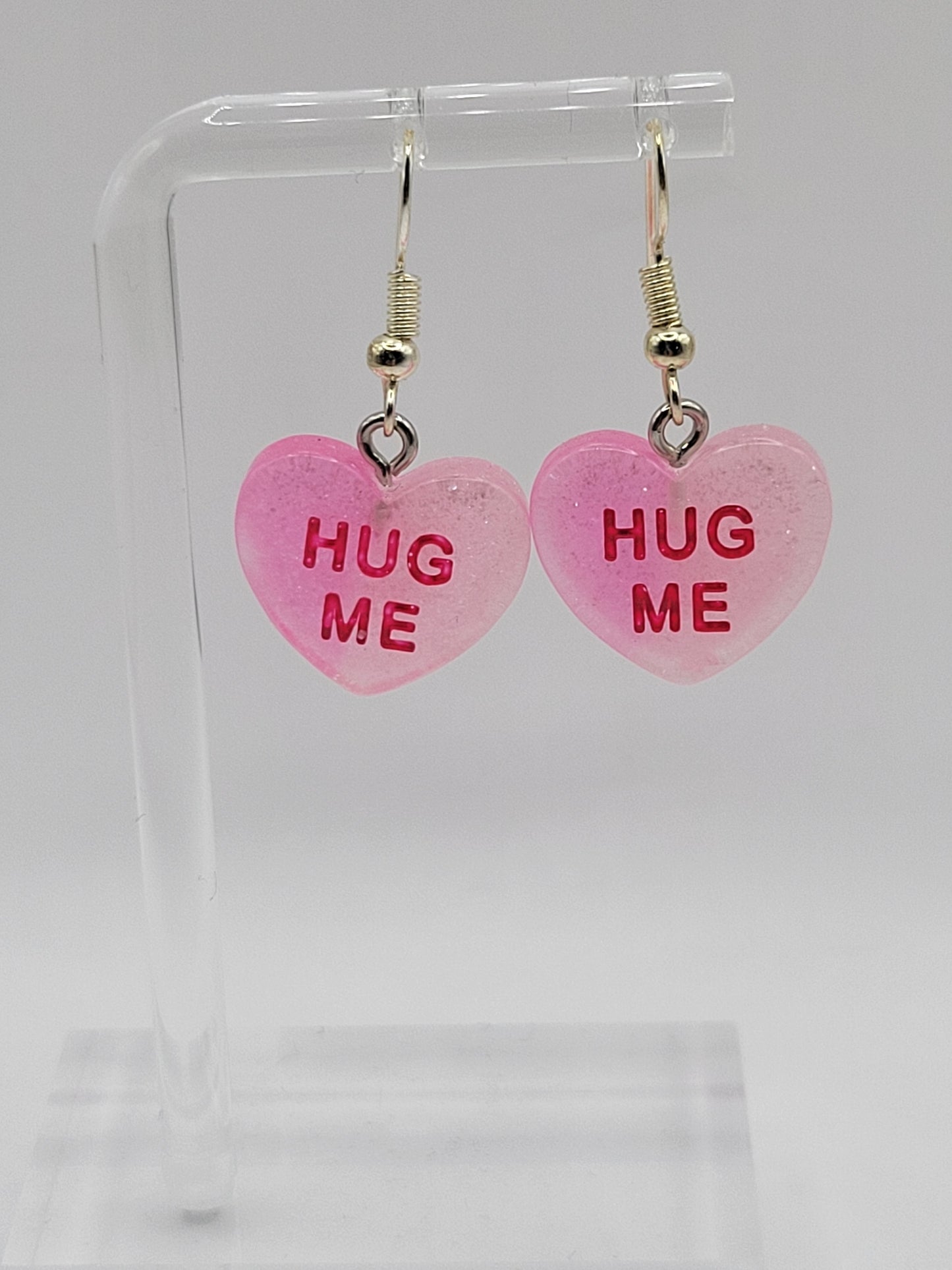 Conversational Heart Earrings