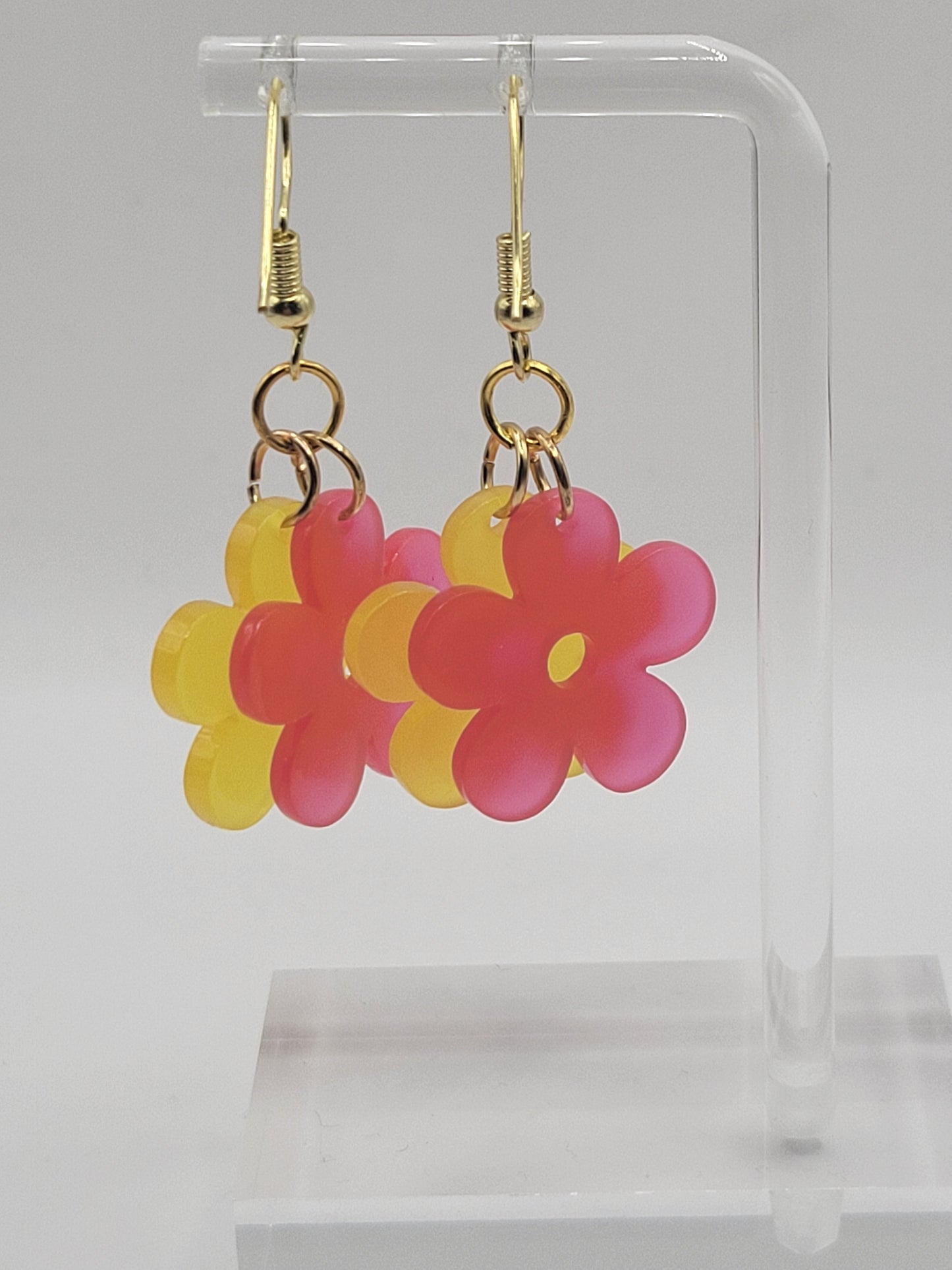 Double Flower Earrings