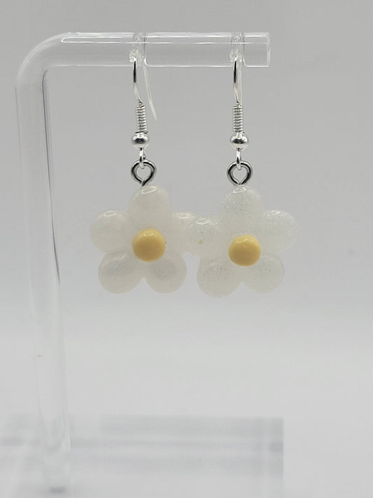 Boucles d'oreilles Daisy des années 70