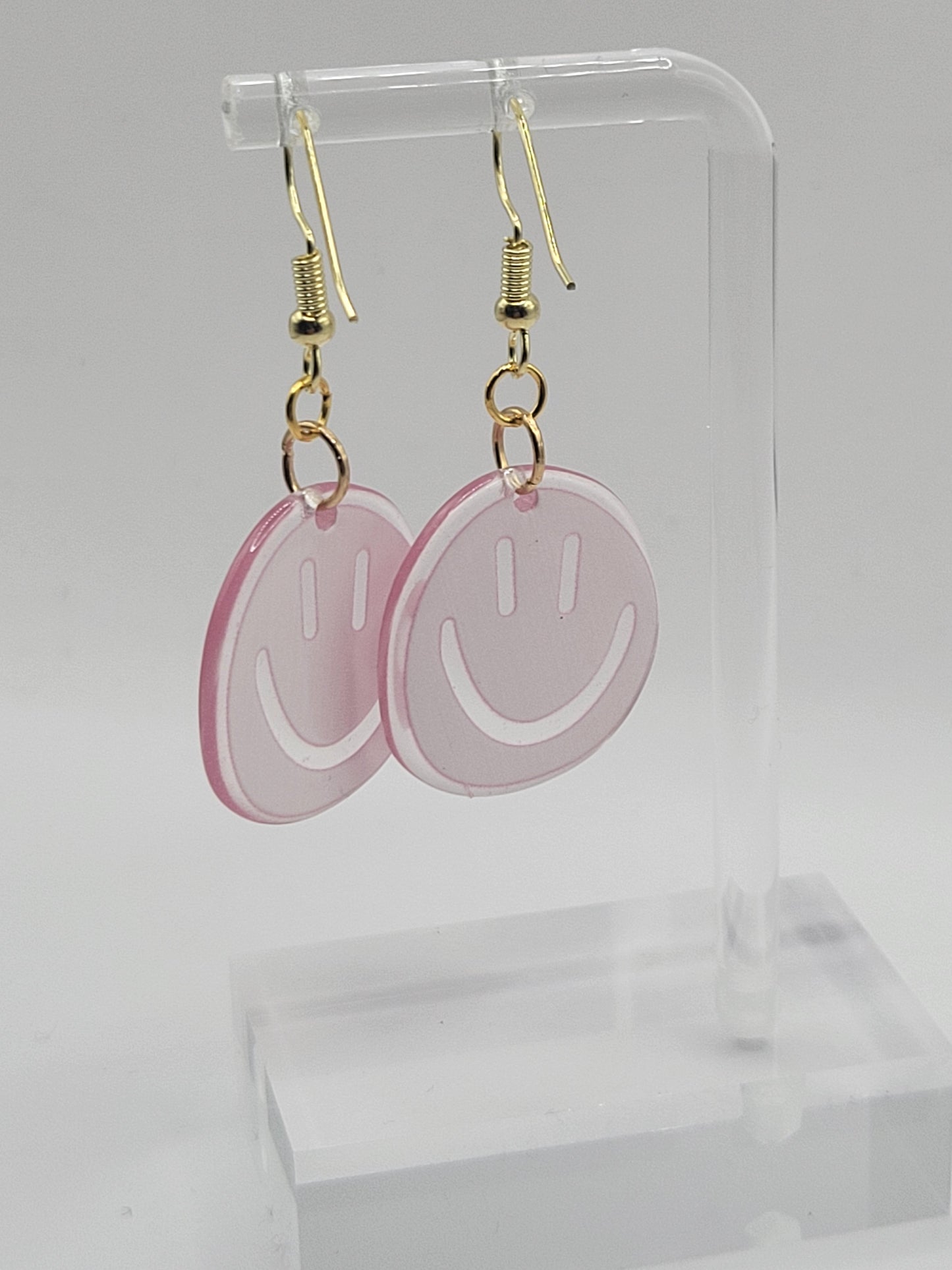 Boucles d'oreilles pendantes Smiley Face