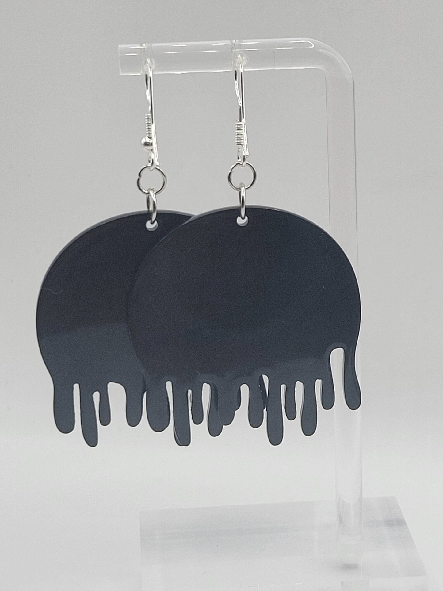 Melted Vinyl Earrings