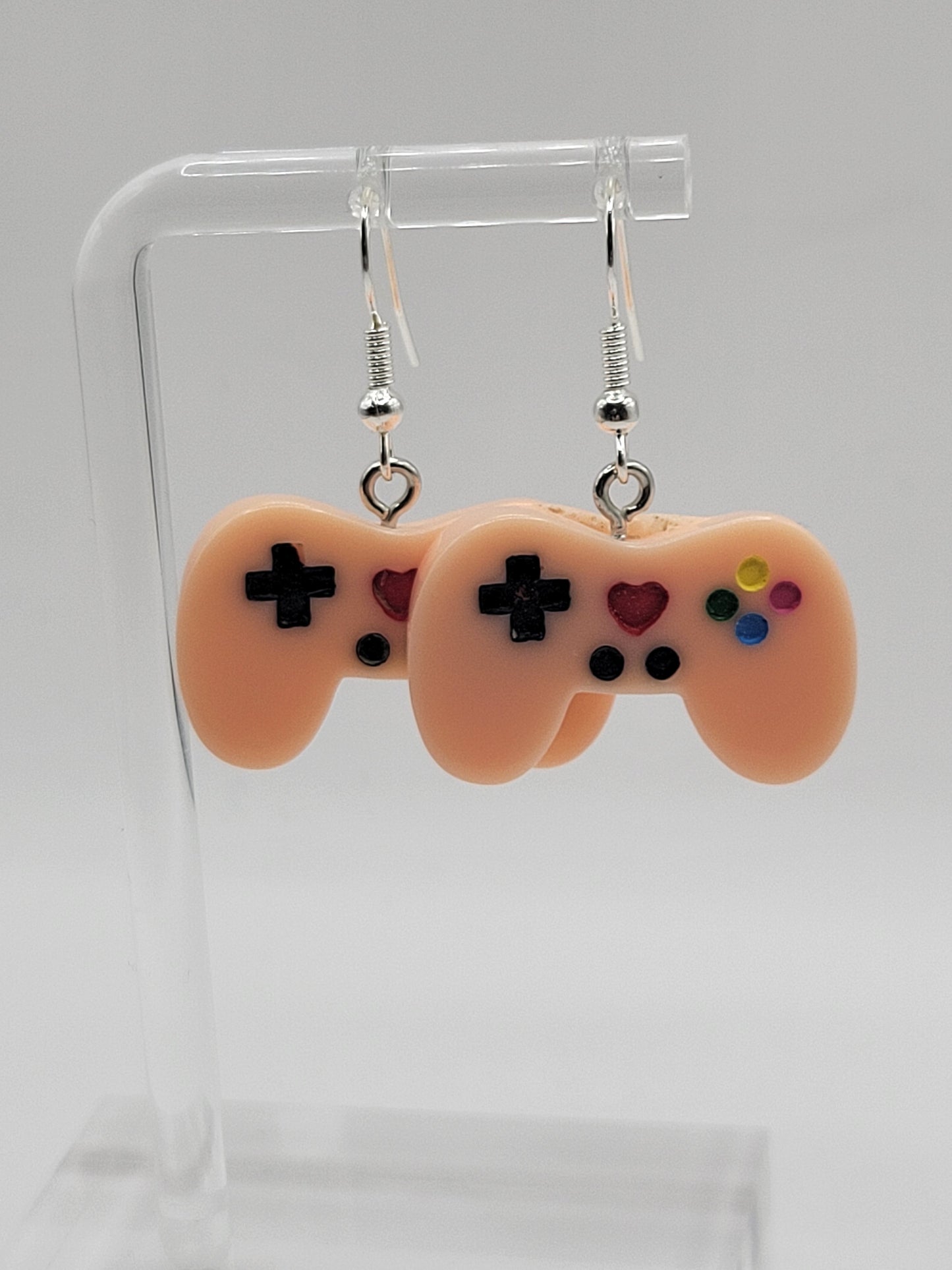 Boucles d'oreilles manette de jeu