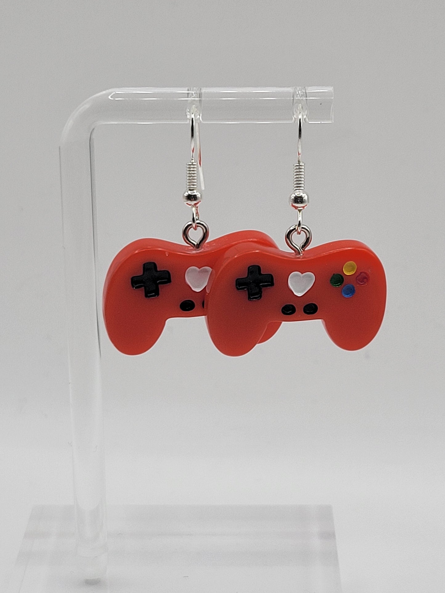 Boucles d'oreilles manette de jeu