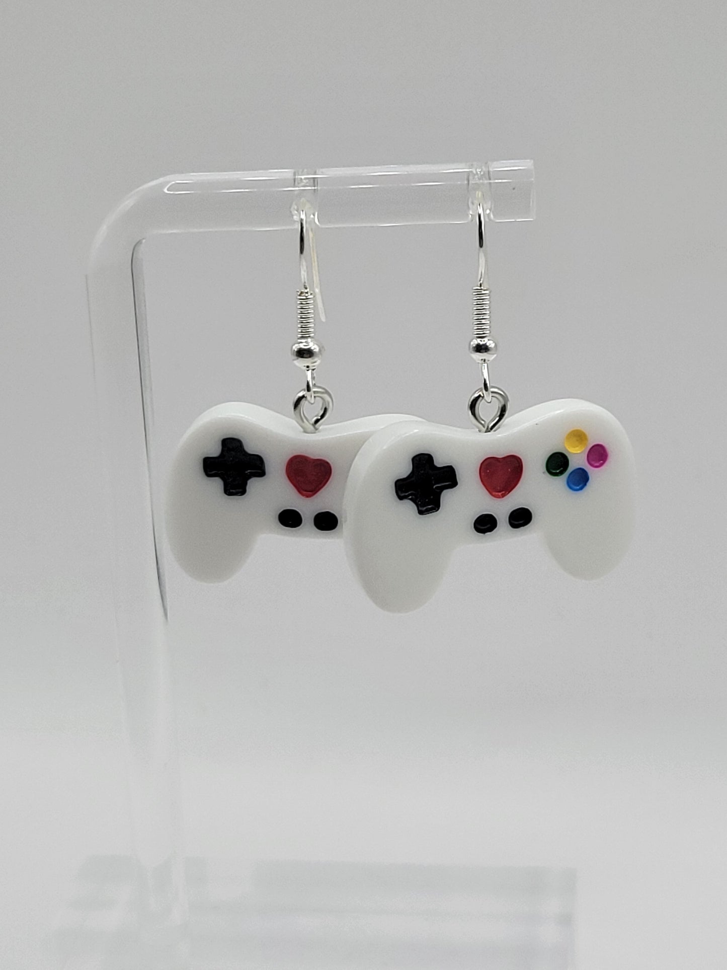 Boucles d'oreilles manette de jeu