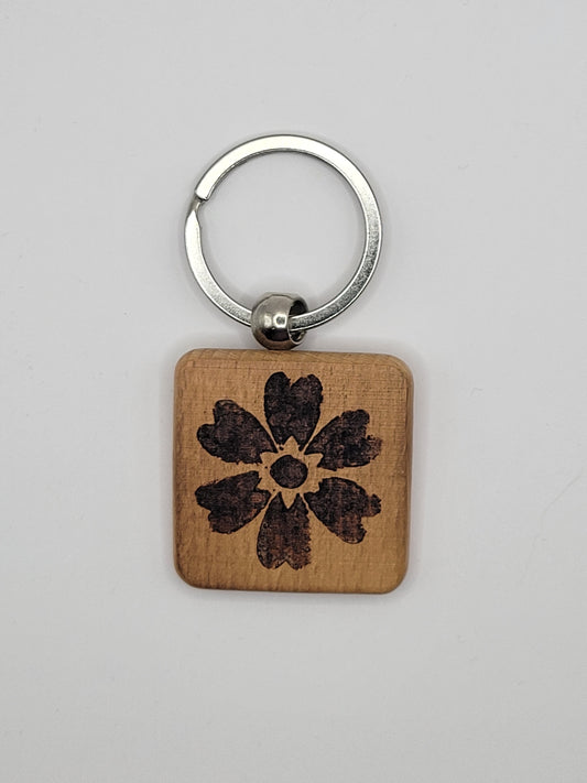 Cosmos Flower Keychains