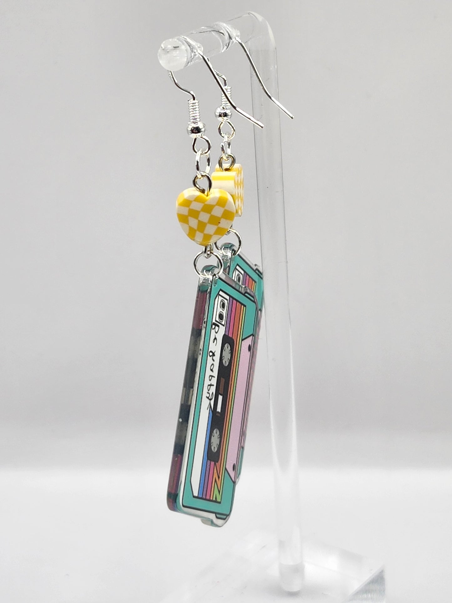 Be Happy Cassette Earrings