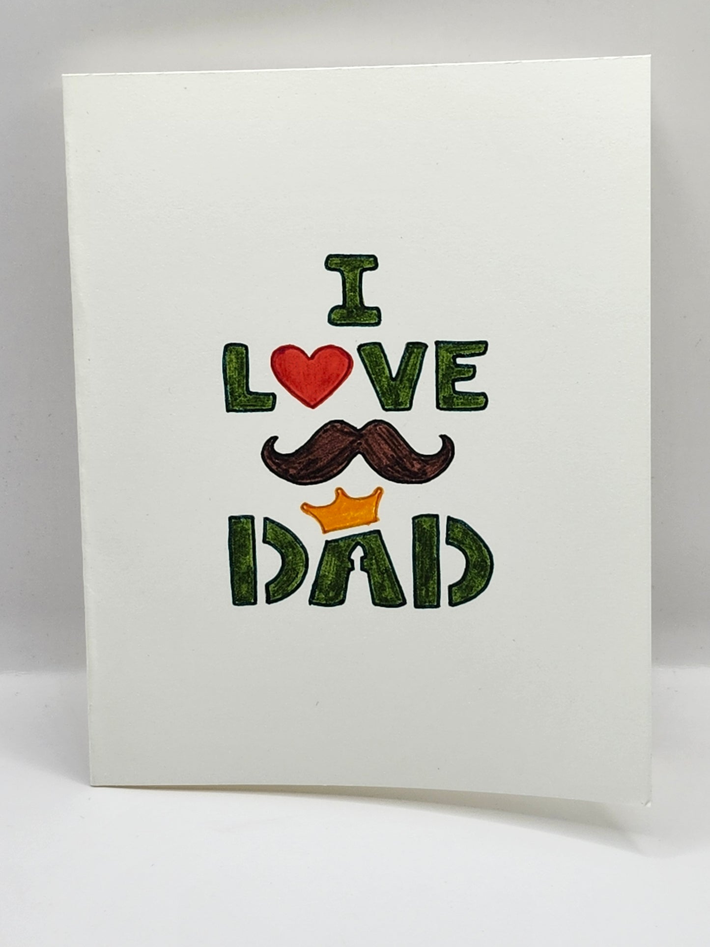 I Love Dad Card