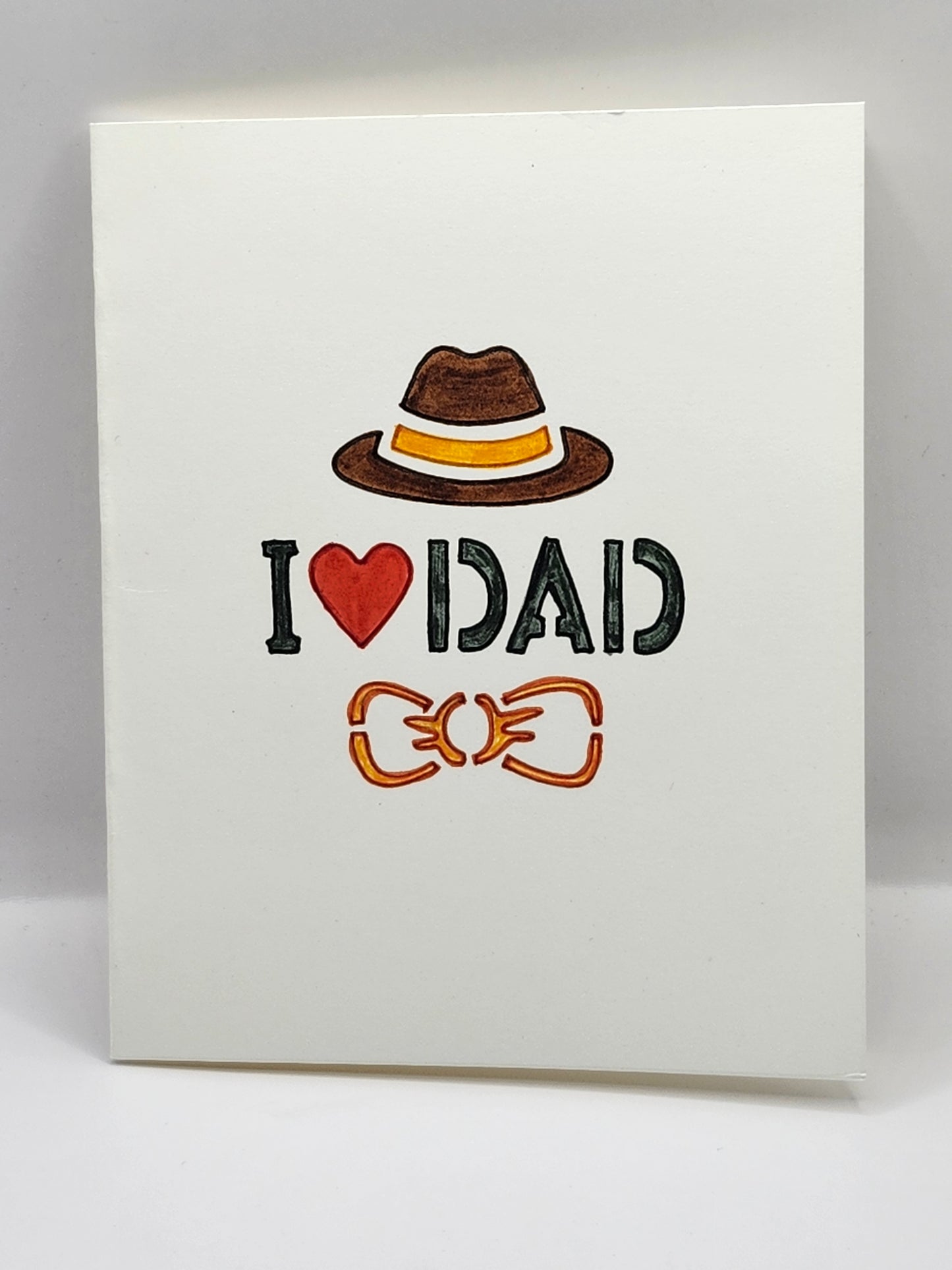 I <3 Dad Card