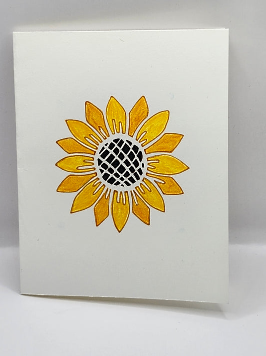 Sunflower Card