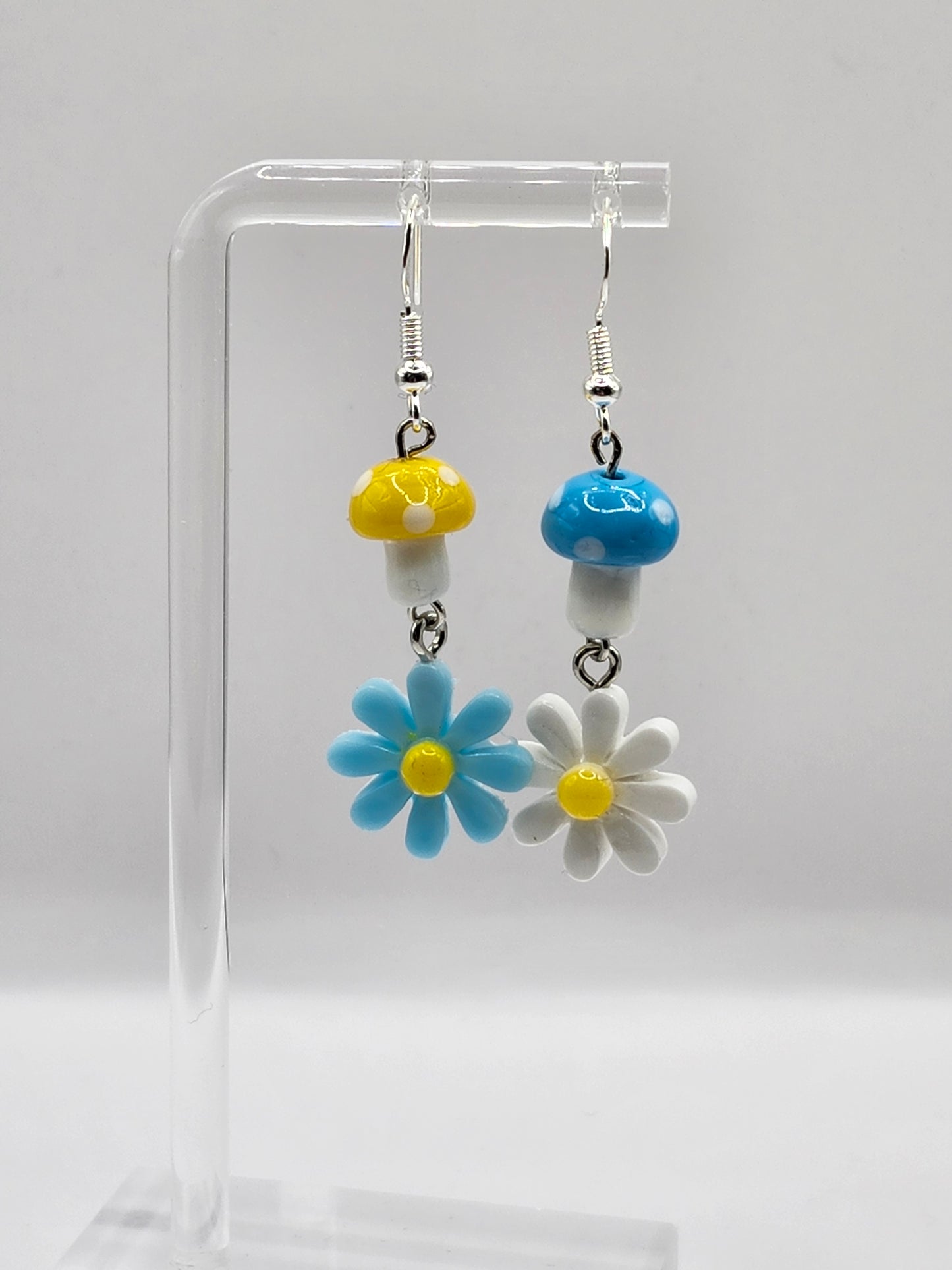 Mushroom Daisy Earrings