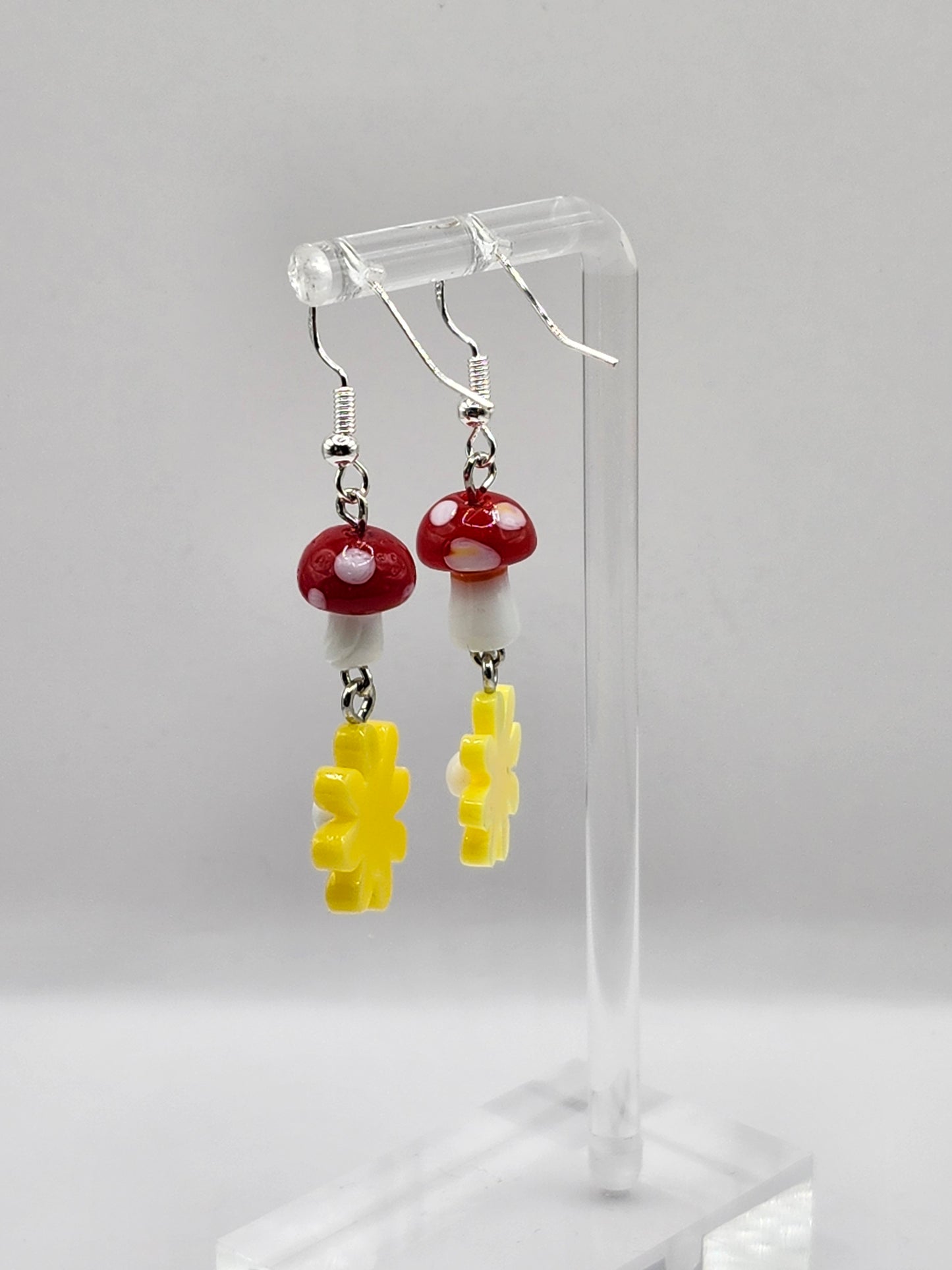 Mushroom Daisy Earrings