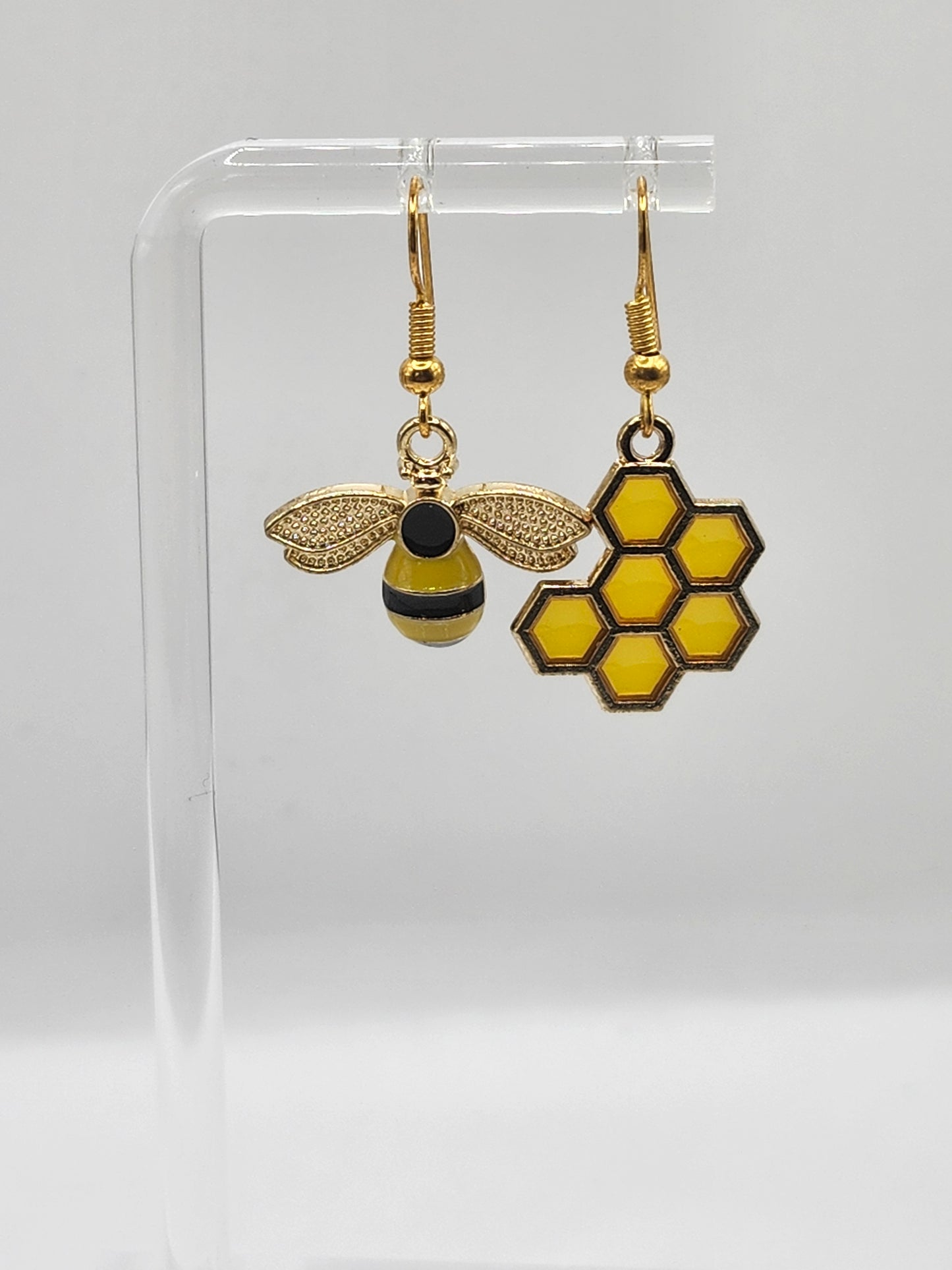 Boucles d'oreilles abeilles