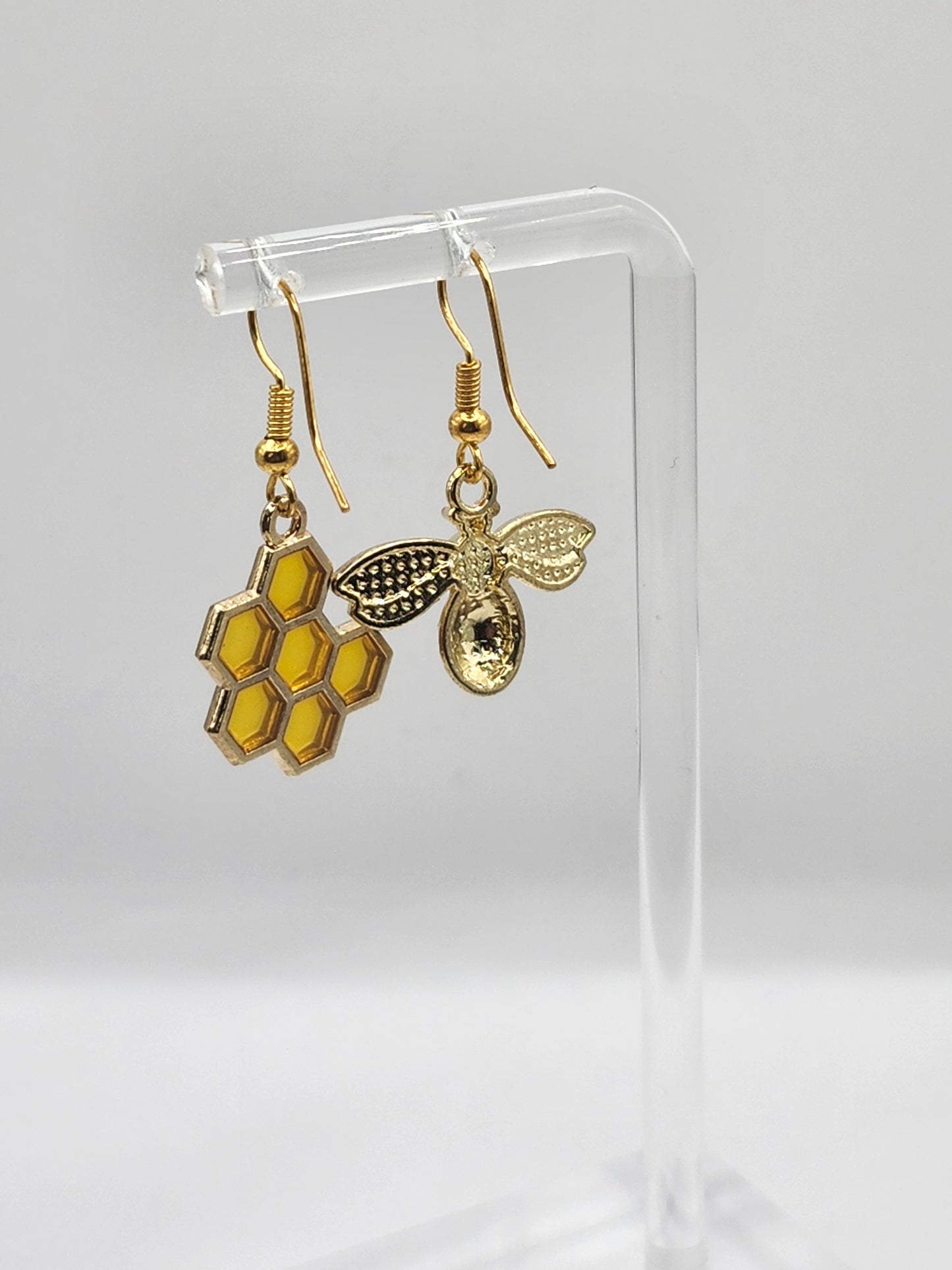 Boucles d'oreilles abeilles