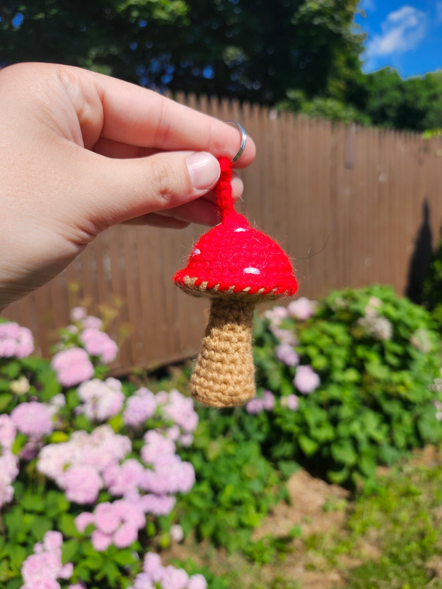 Mushroom Keychains