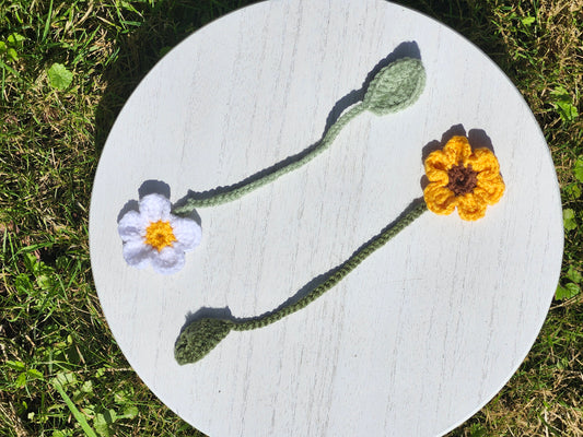 Daisy & Sunflower Bookmarks