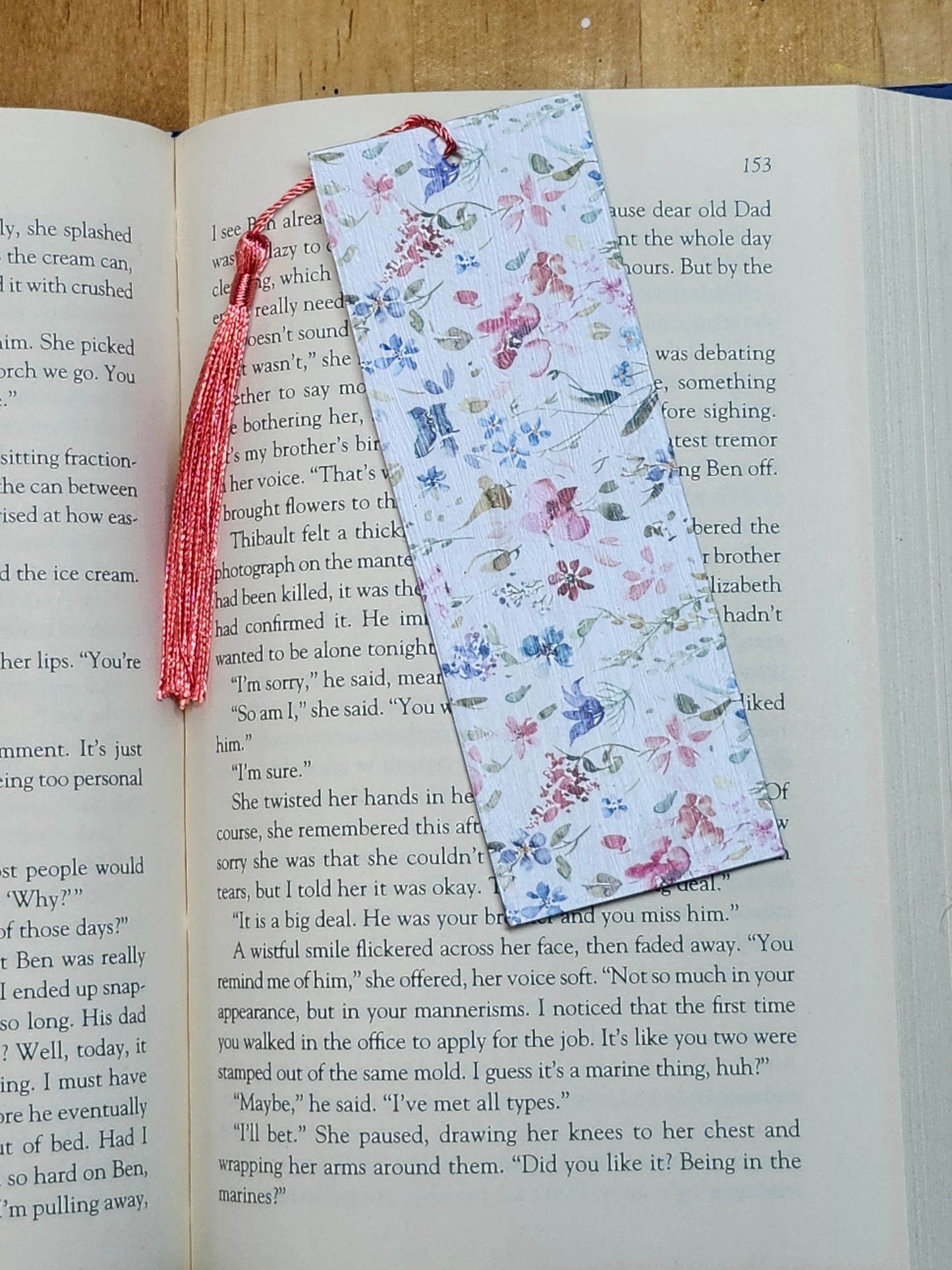 Floral Bookmark Style 3