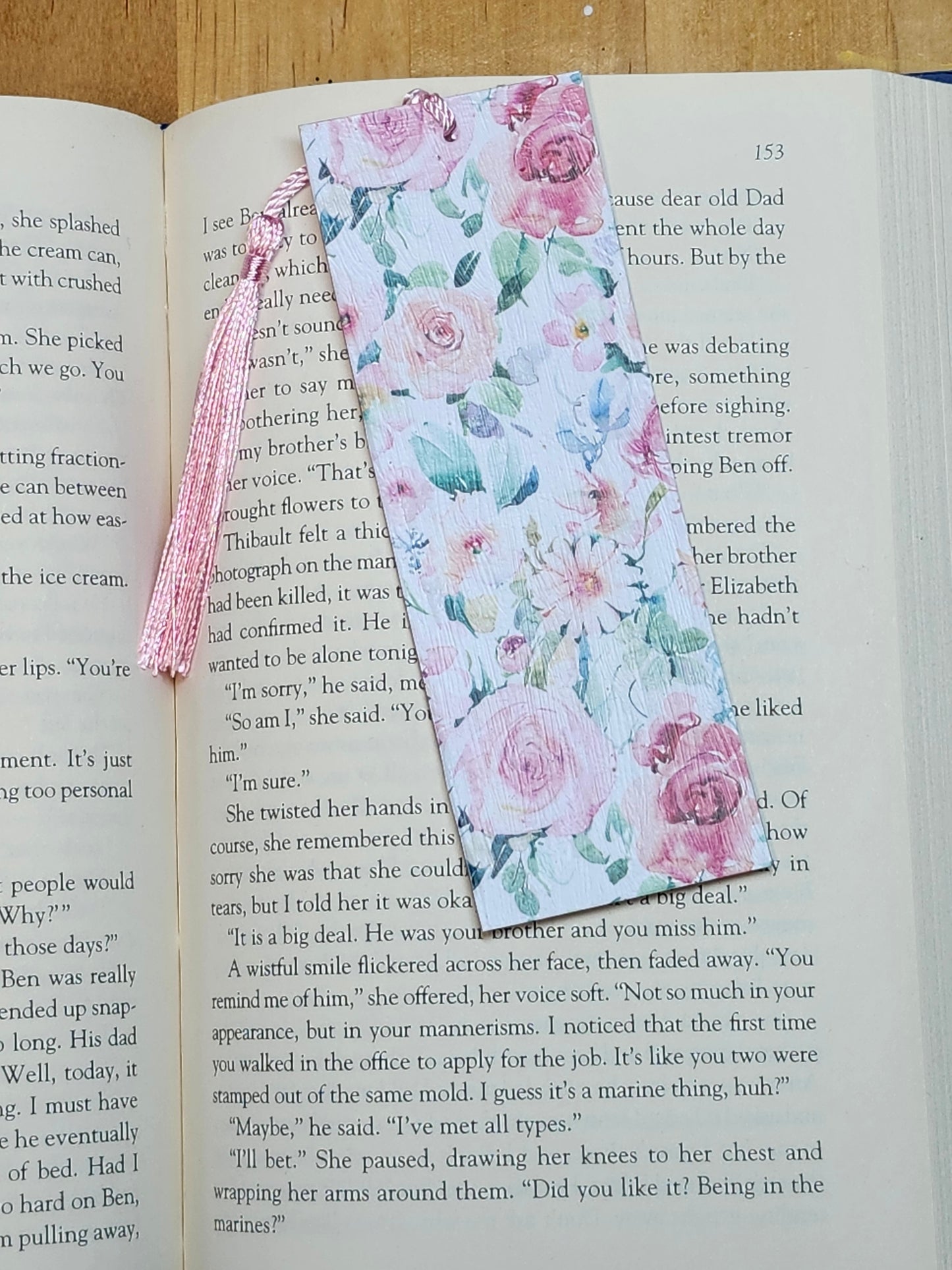 Floral Bookmark Style 4