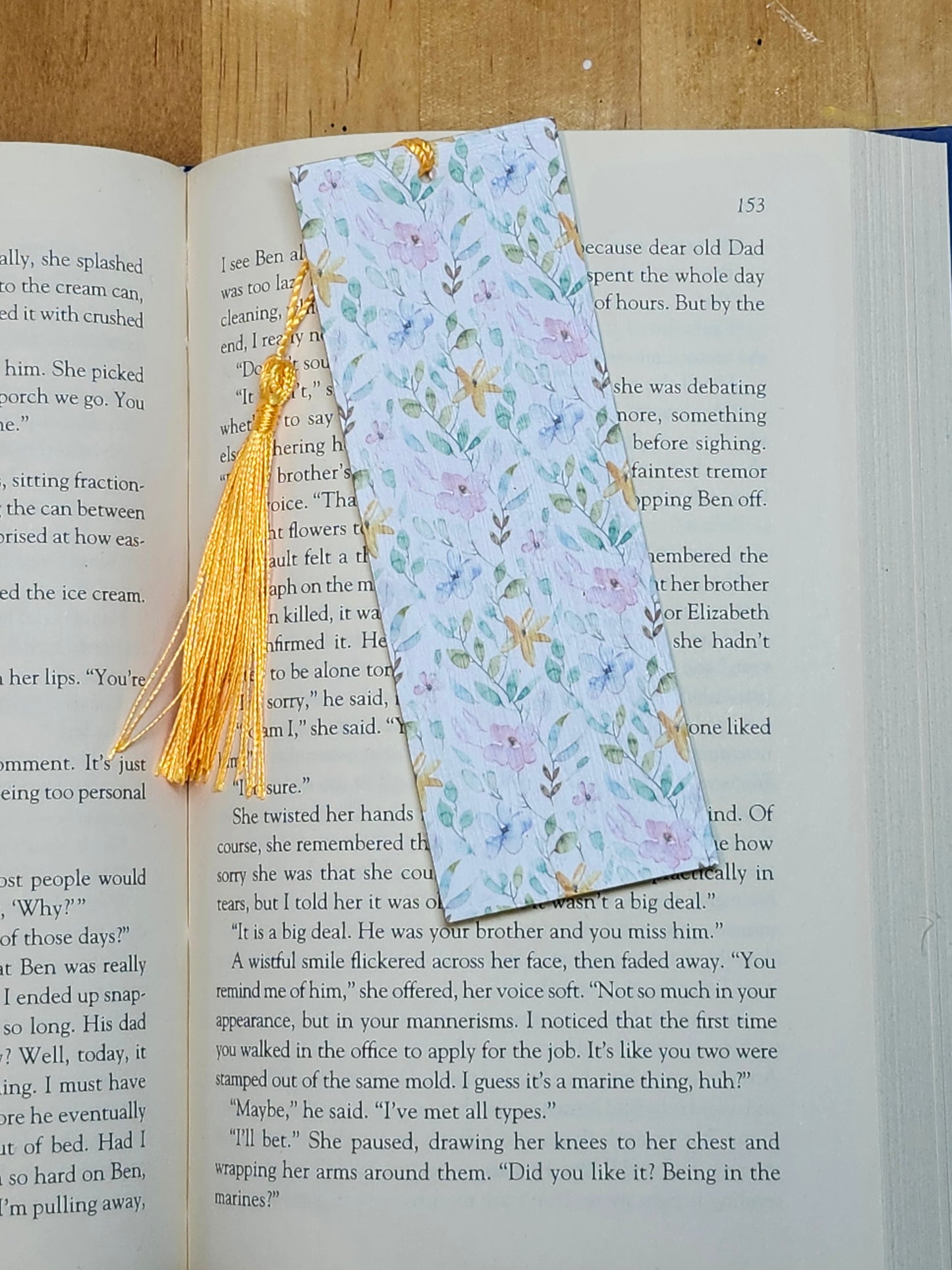 Floral Bookmark Style 7