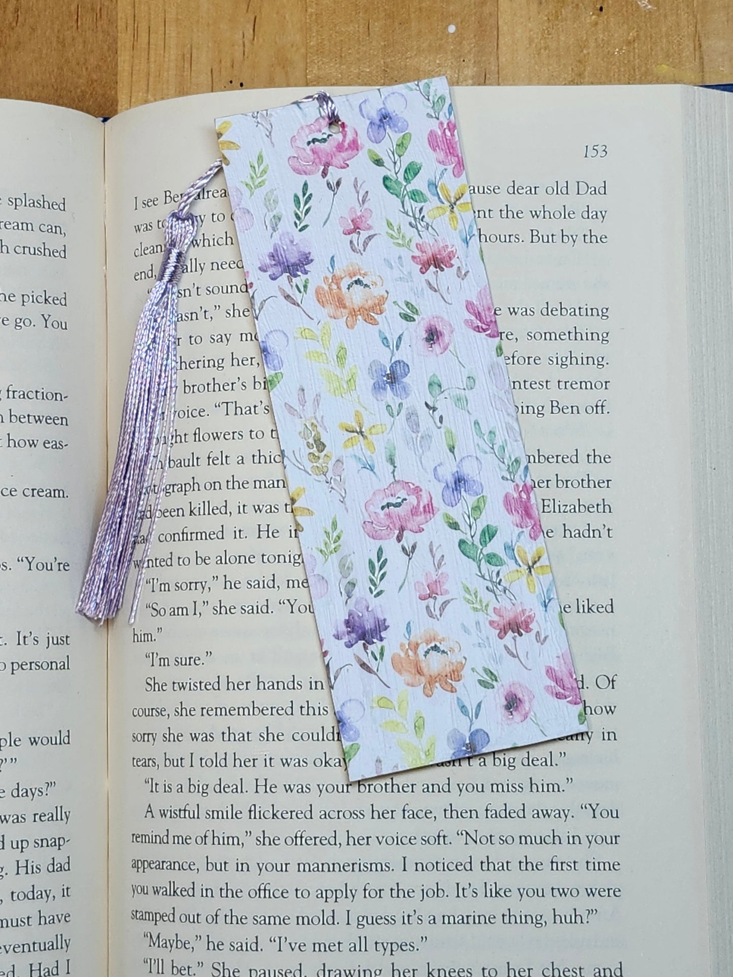 Floral Bookmark Style 8