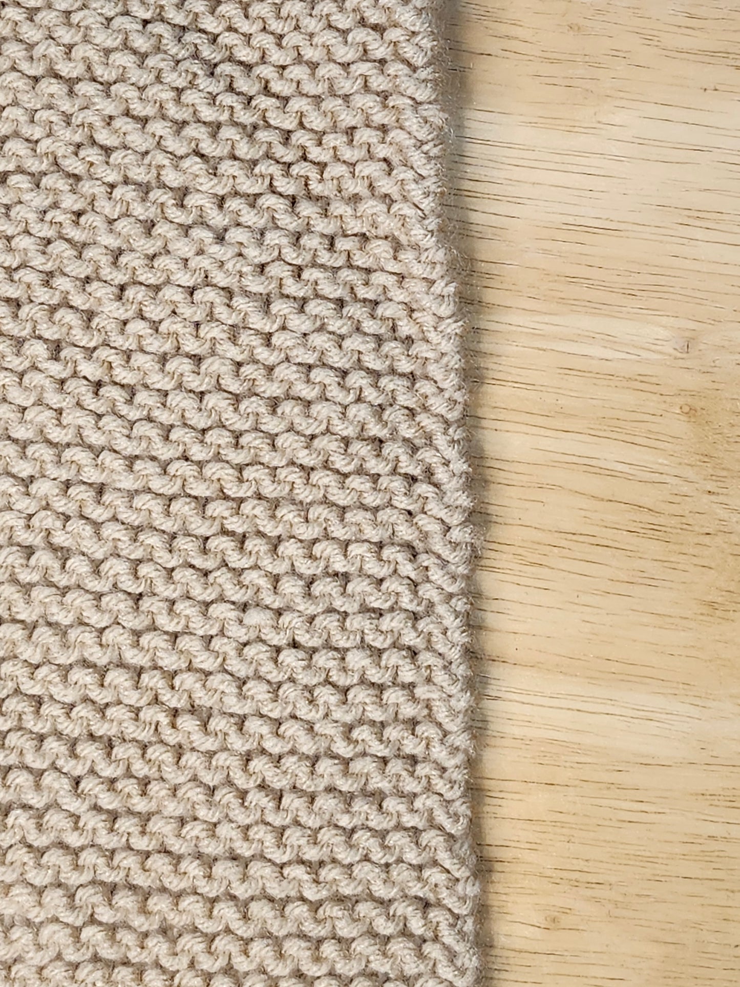 Tan Knitted Placemat Set