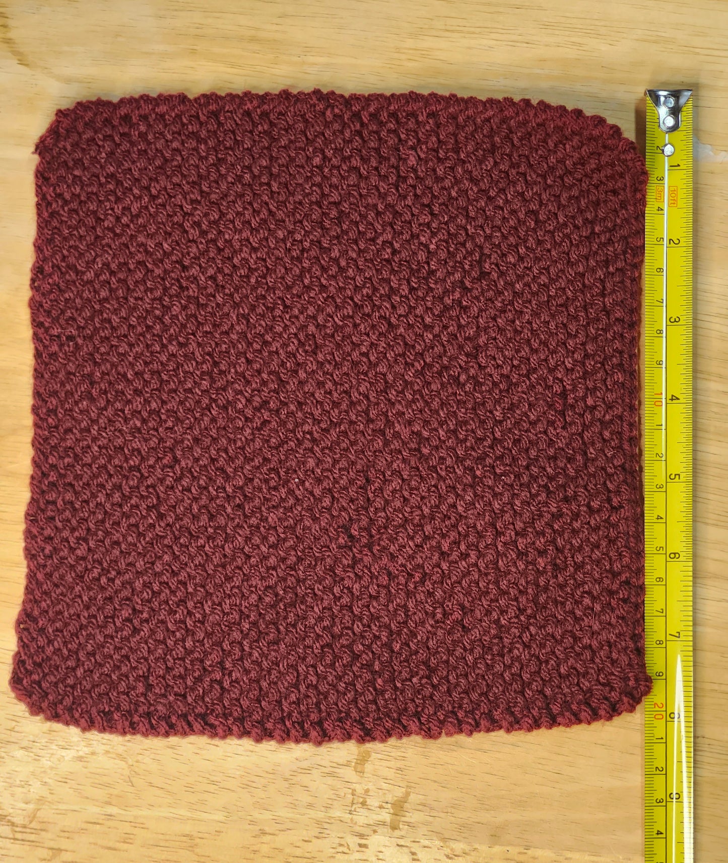 Red Knitted Placemat Set