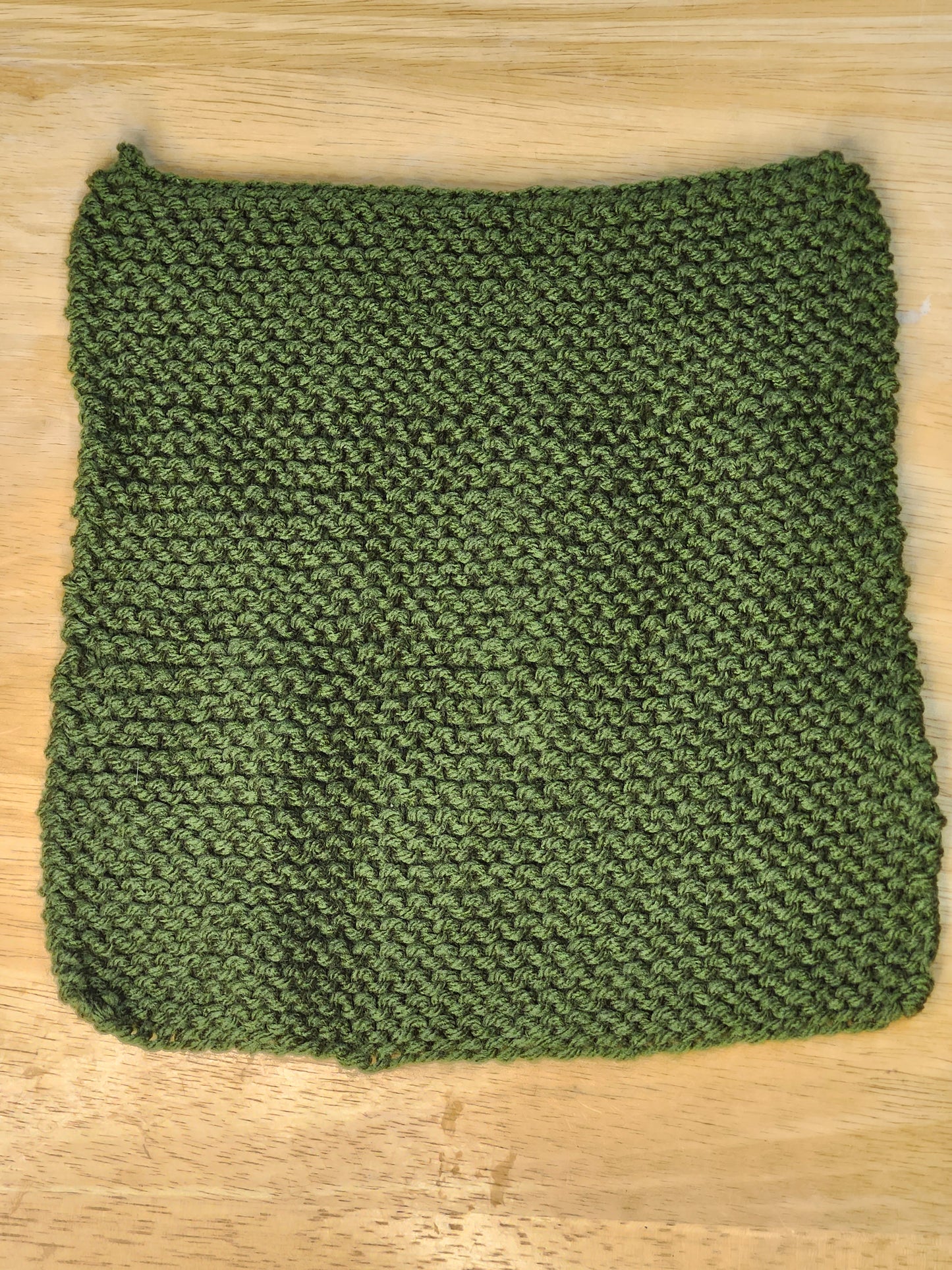 Green Knitted Placemat Set