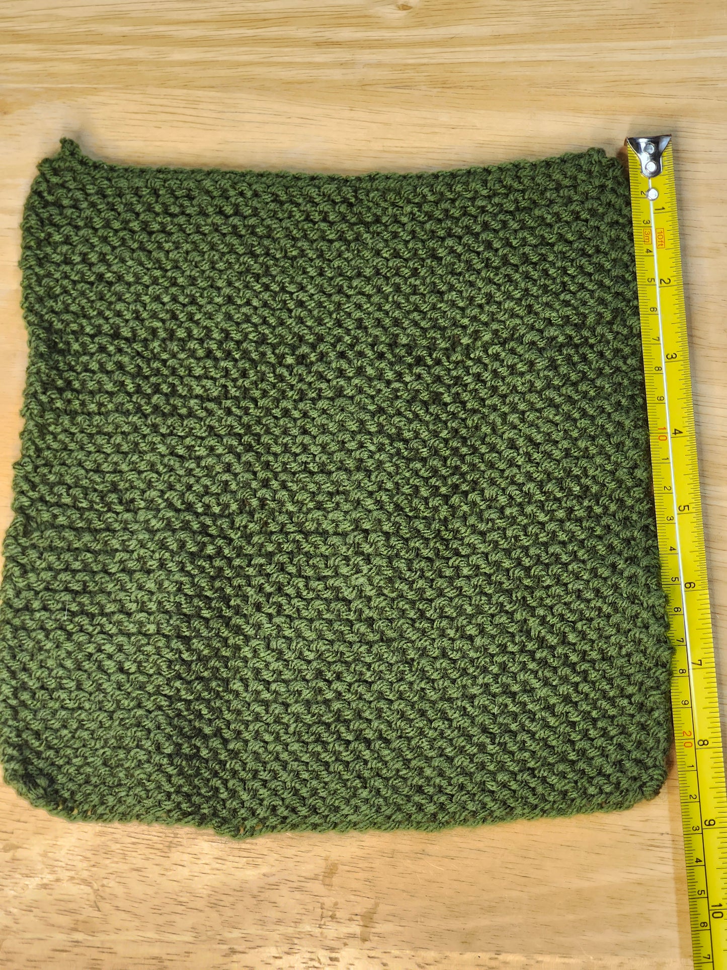 Green Knitted Placemat Set