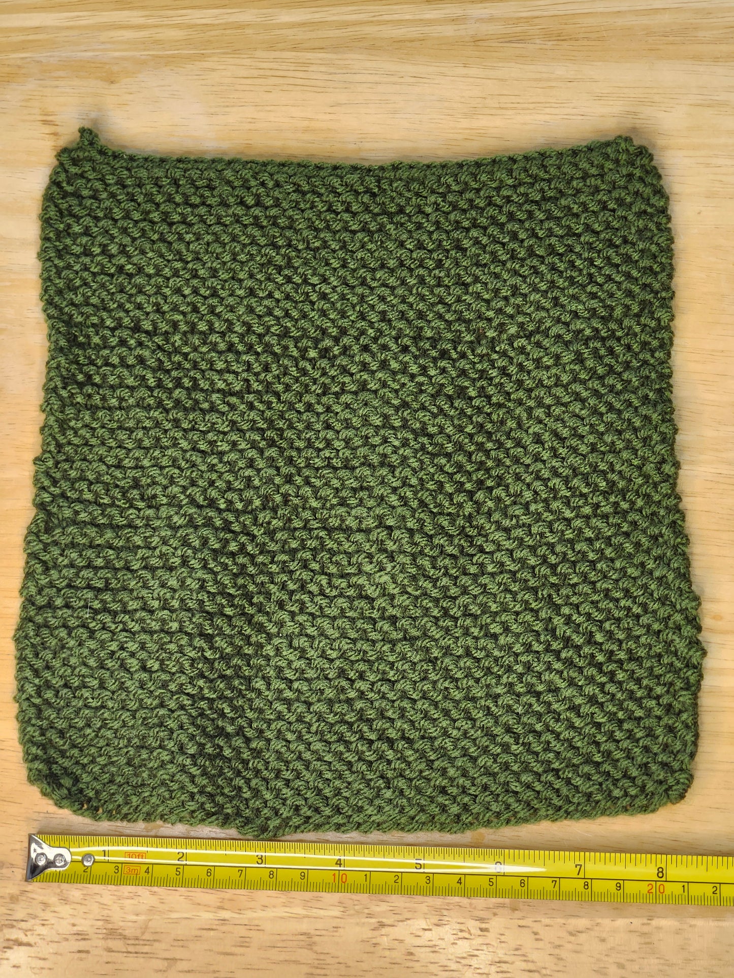 Green Knitted Placemat Set