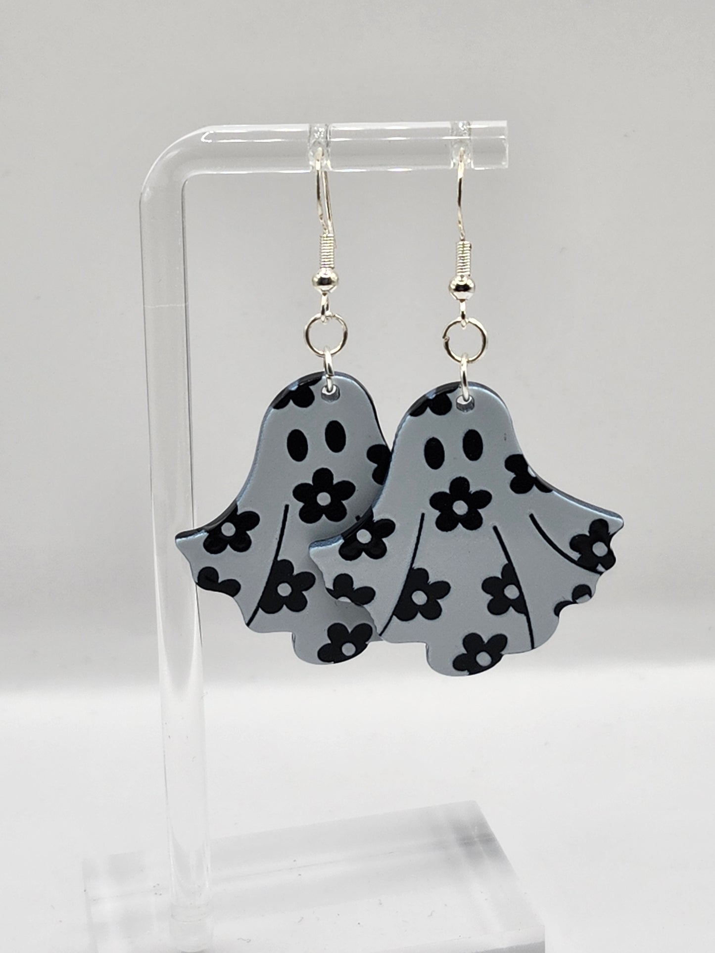 Floral Ghost Earrings