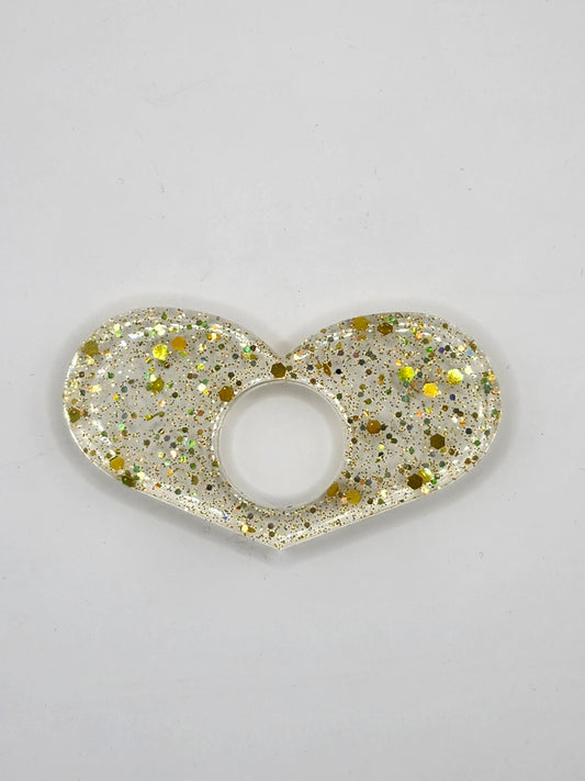 Gold Glitter Thumb Book Holder