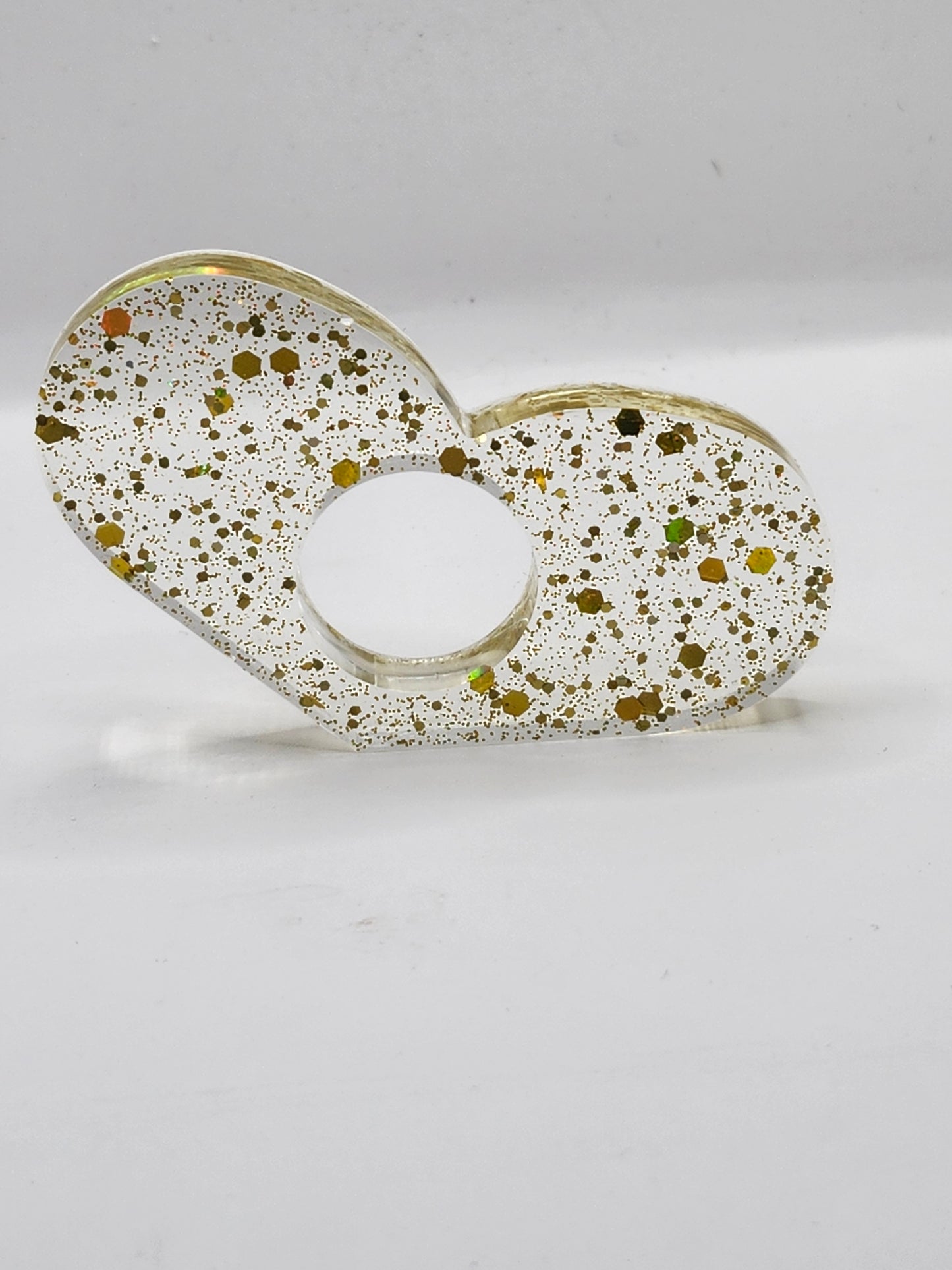 Gold Glitter Thumb Book Holder