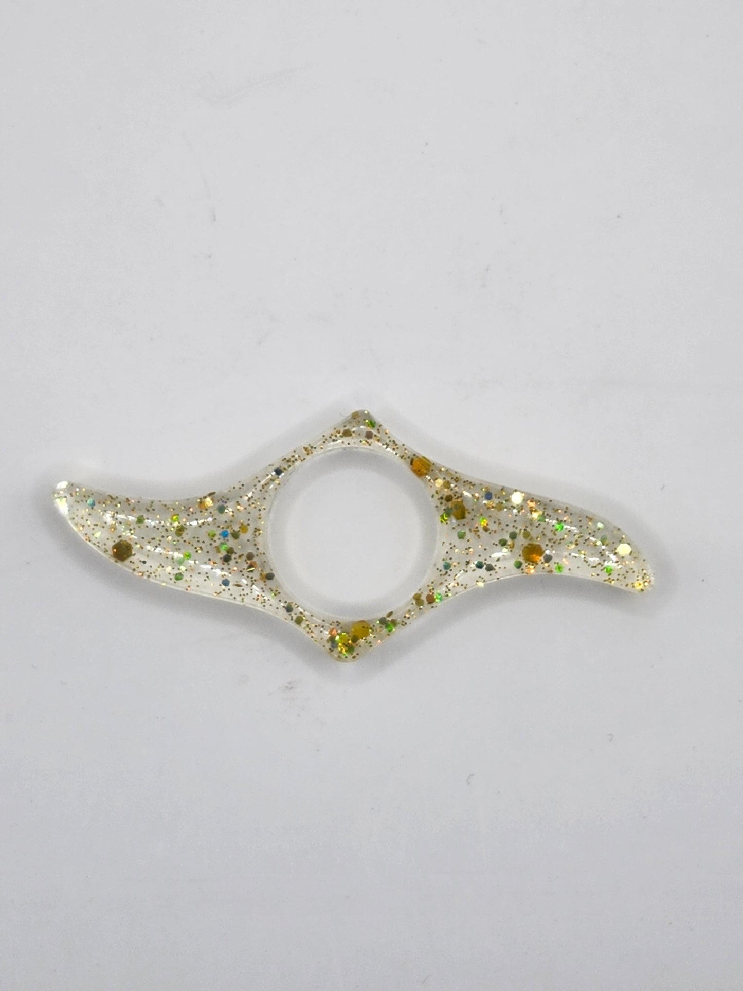 Gold Glitter Thumb Book Holder