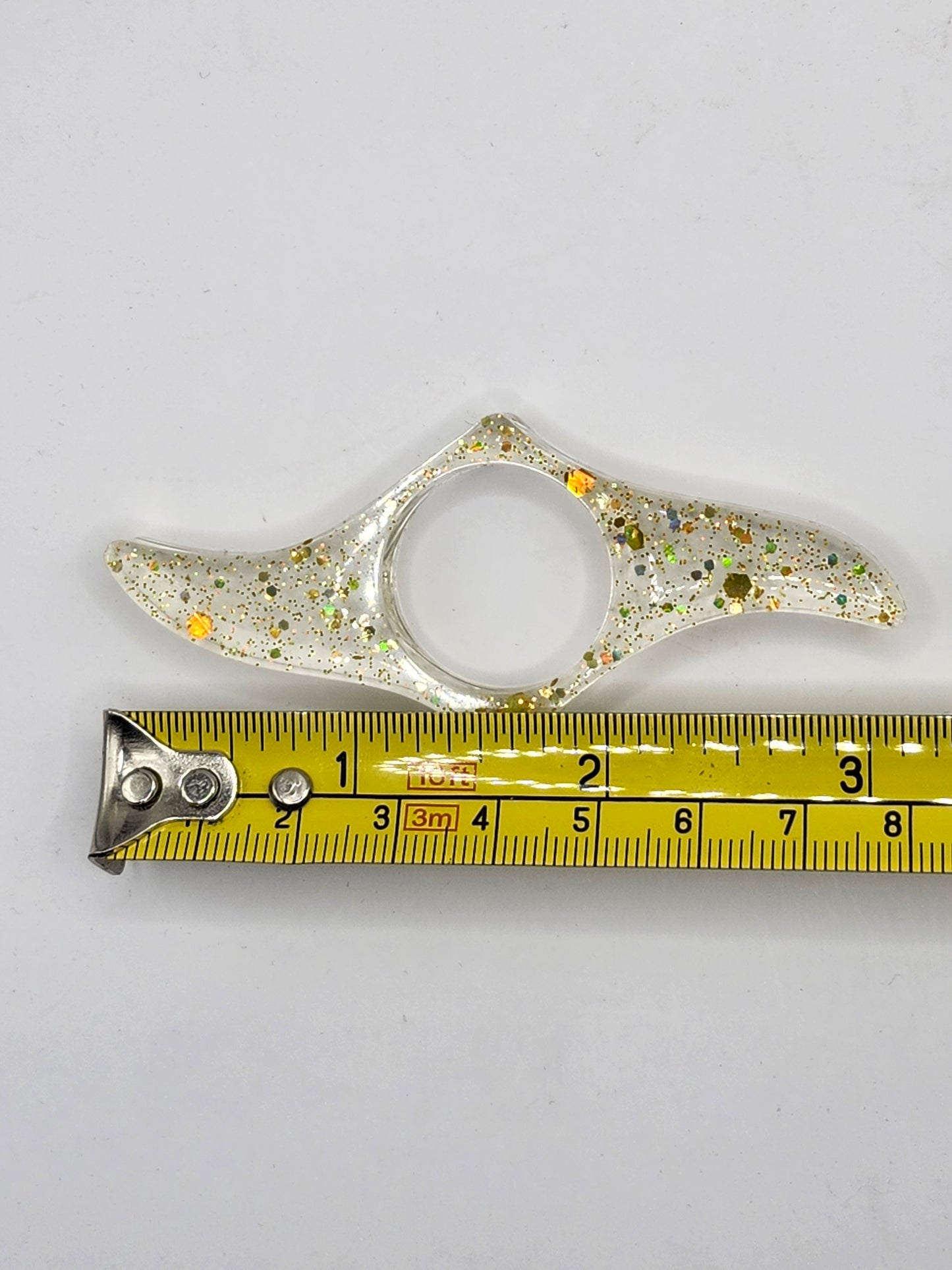 Gold Glitter Thumb Book Holder