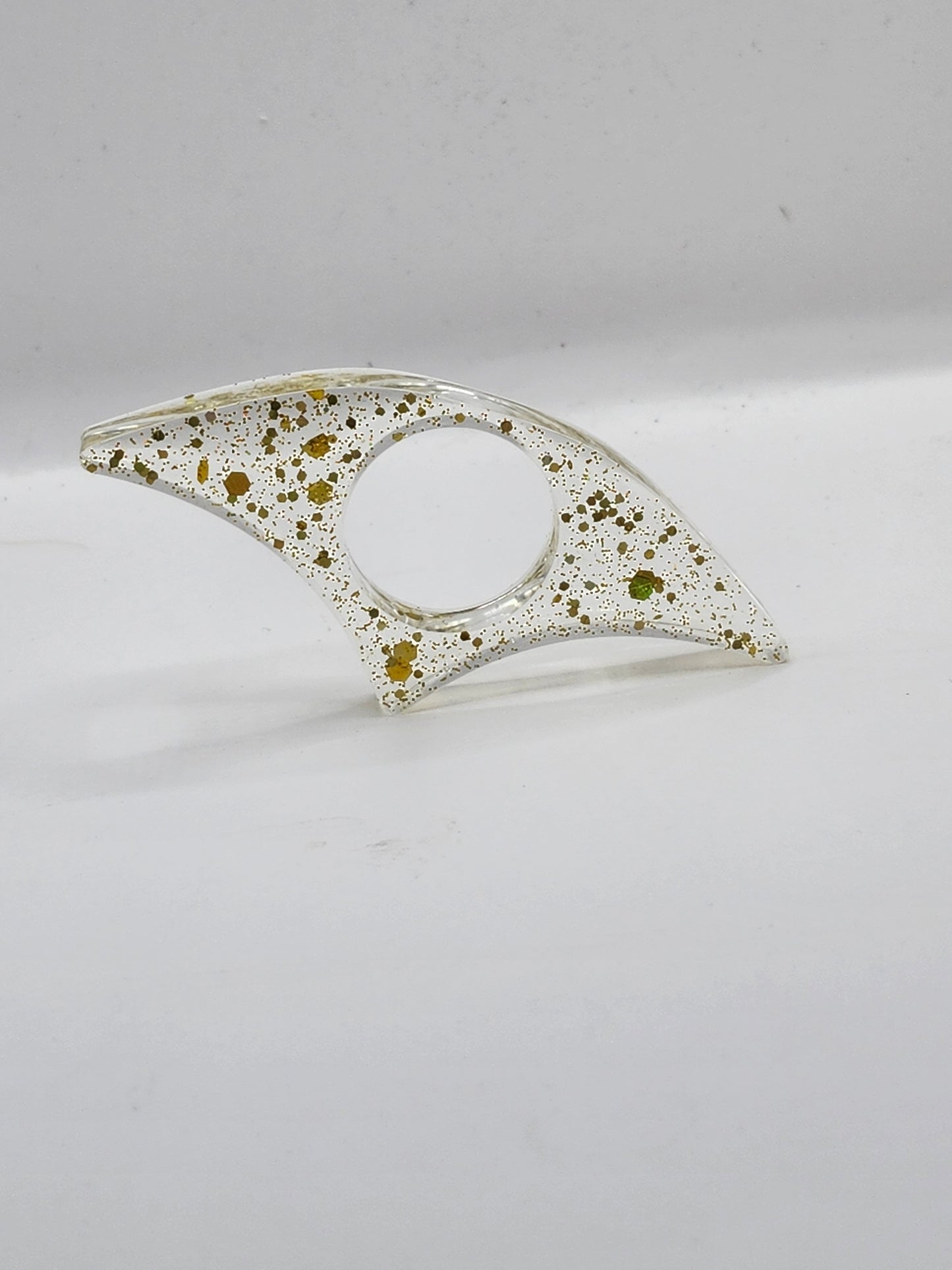 Gold Glitter Thumb Book Holder