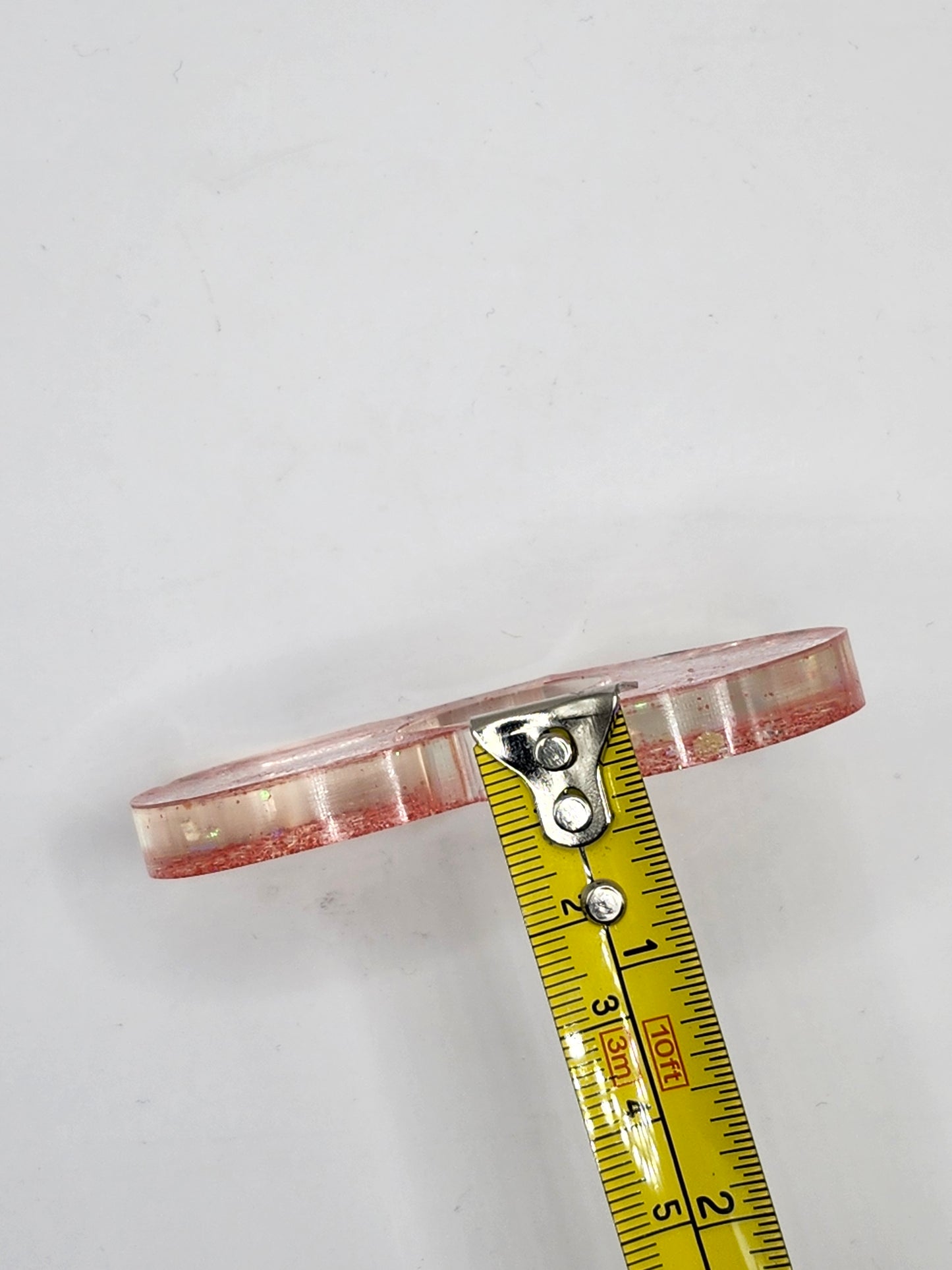 Pink Glitter Thumb Book Holder