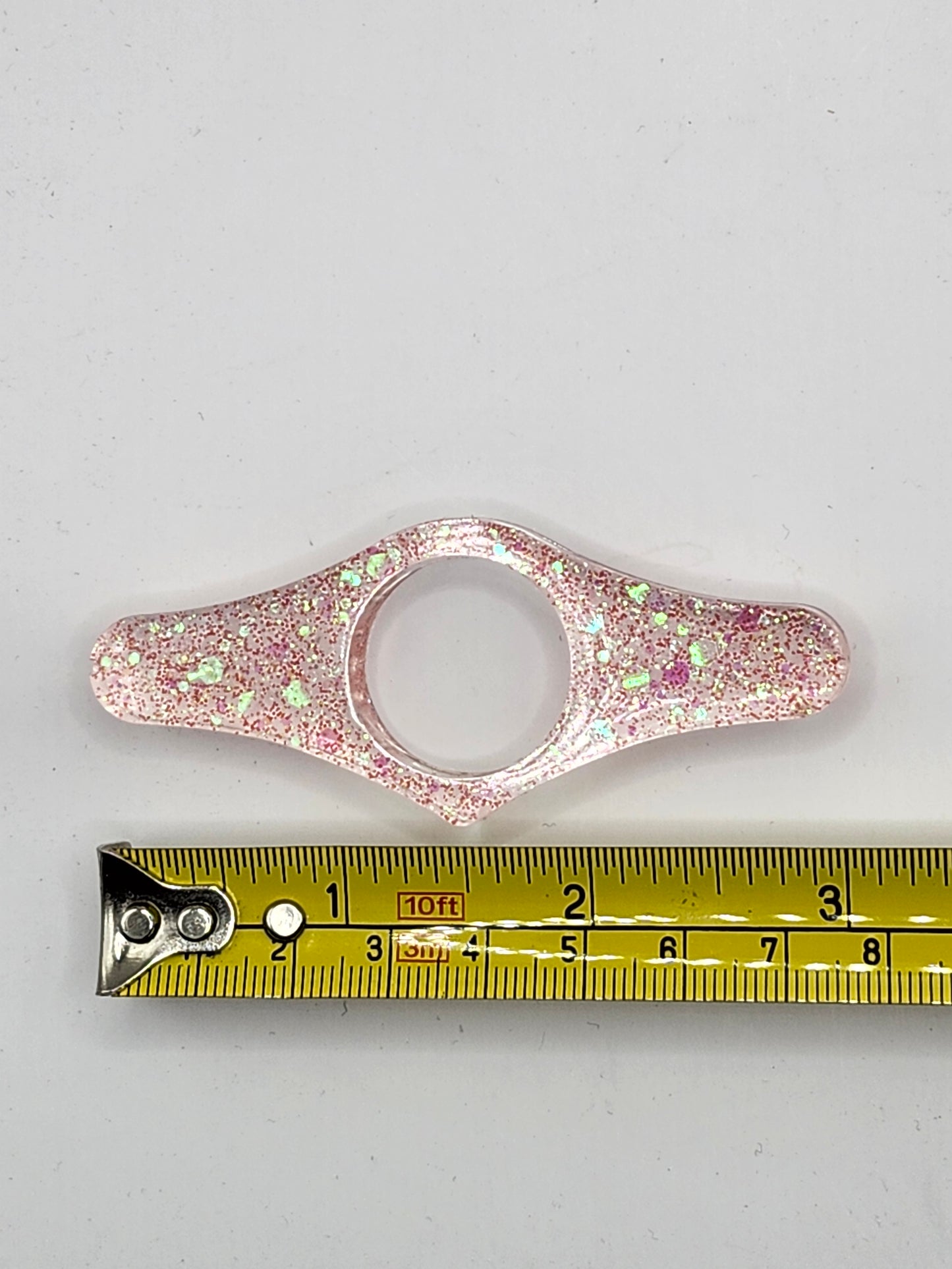 Pink Glitter Thumb Book Holder