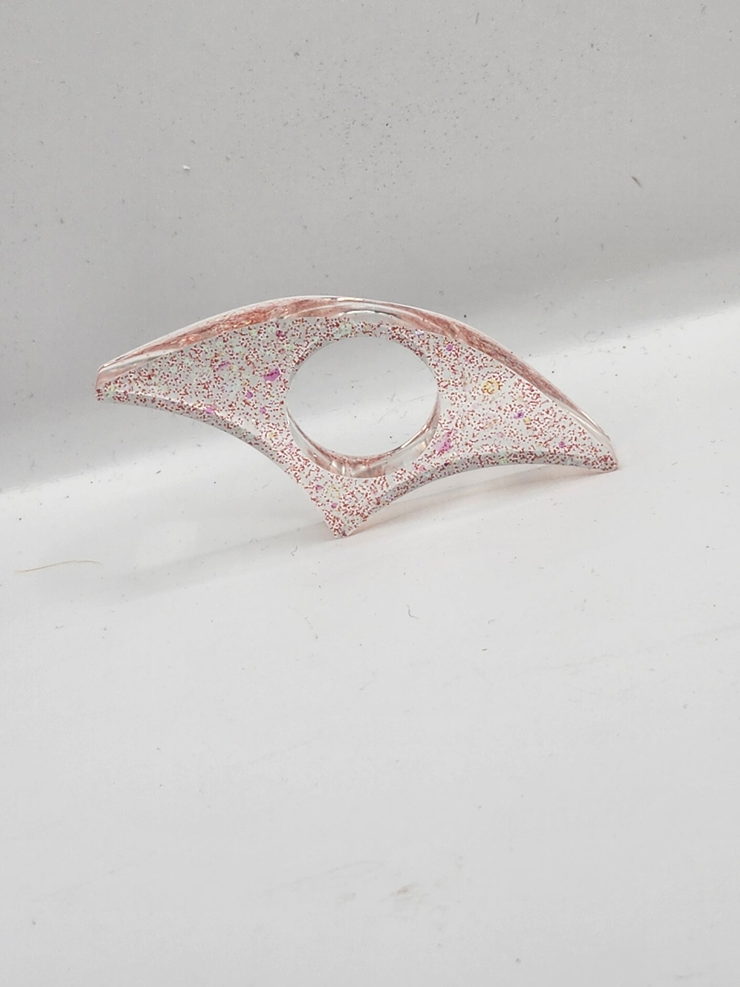 Pink Glitter Thumb Book Holder